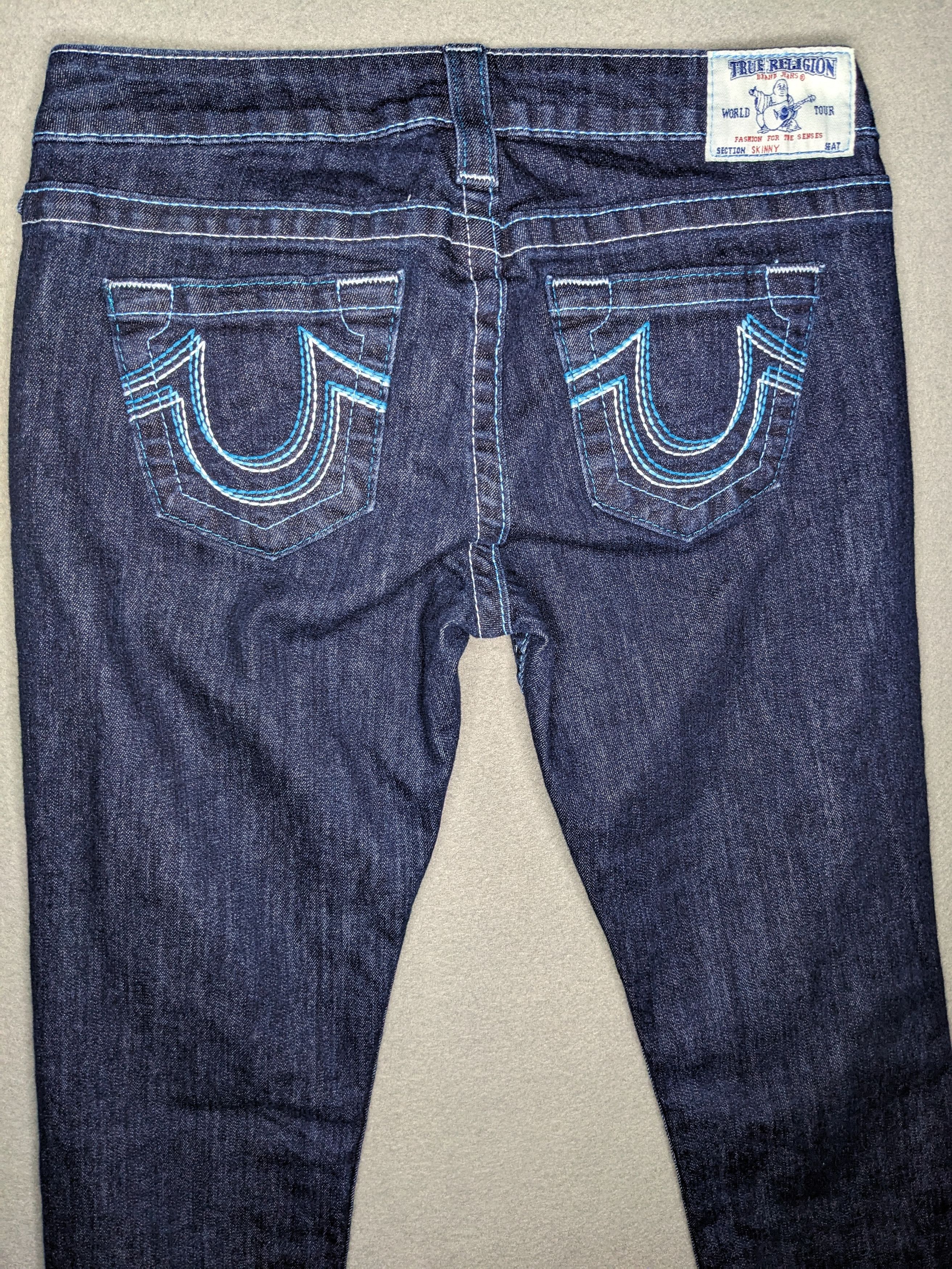 True Religion True Religion Low Rise Skinny Jeans 28x32 Slim Denim Y2K USA Size 28" / US 6 / IT 42 - 4 Thumbnail
