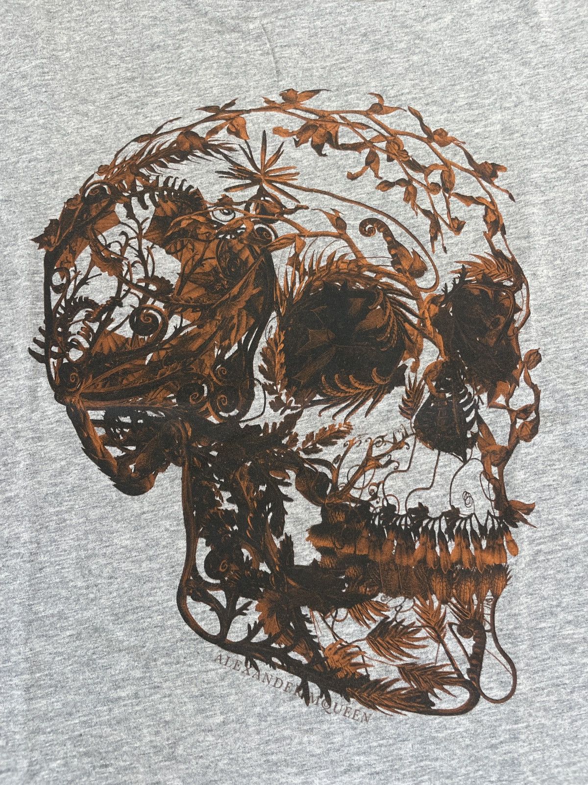 Alexander McQueen Alexander McQueen grey t-shirt skull Size US M / EU 48-50 / 2 - 2 Thumbnail