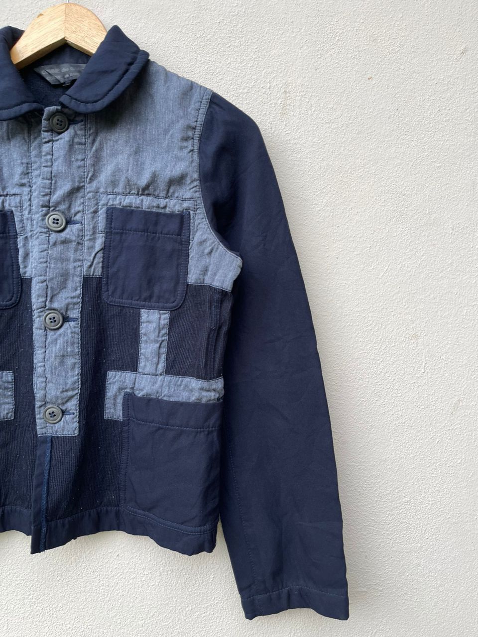 Comme des Garcons × Designer × Japanese Brand AD2010 Comme Des Garcons Patchwork Boro Jacket Size XS / US 0-2 / IT 36-38 - 6 Thumbnail
