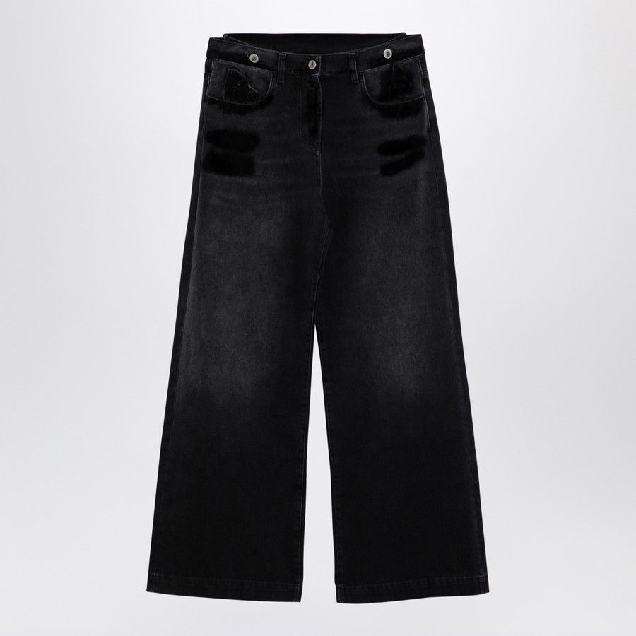 The Attico o1d2blof1024 Denim Jeans In Black Size 27" / US 4 / IT 40 - 1 Thumbnail