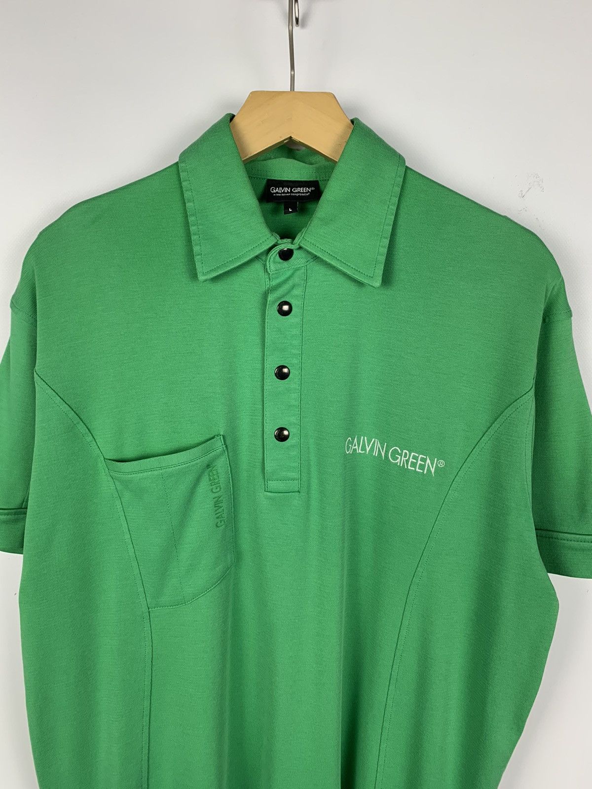 Galvin Green Vintage Galvin Green Pocket Polo Shirt Buttons Size US L / EU 52-54 / 3 - 2 Thumbnail