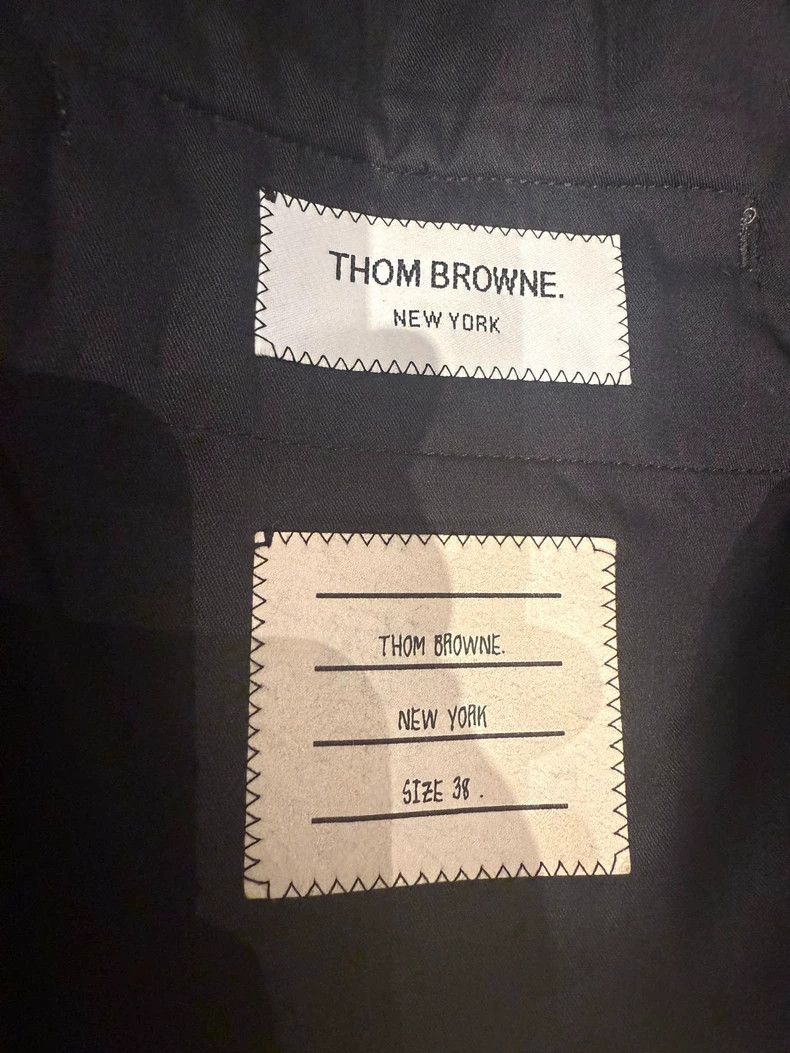 Thom Browne Thom Browne Dark grey trousers with four stripes Size 25" / US 0 / IT 36 - 3 Thumbnail