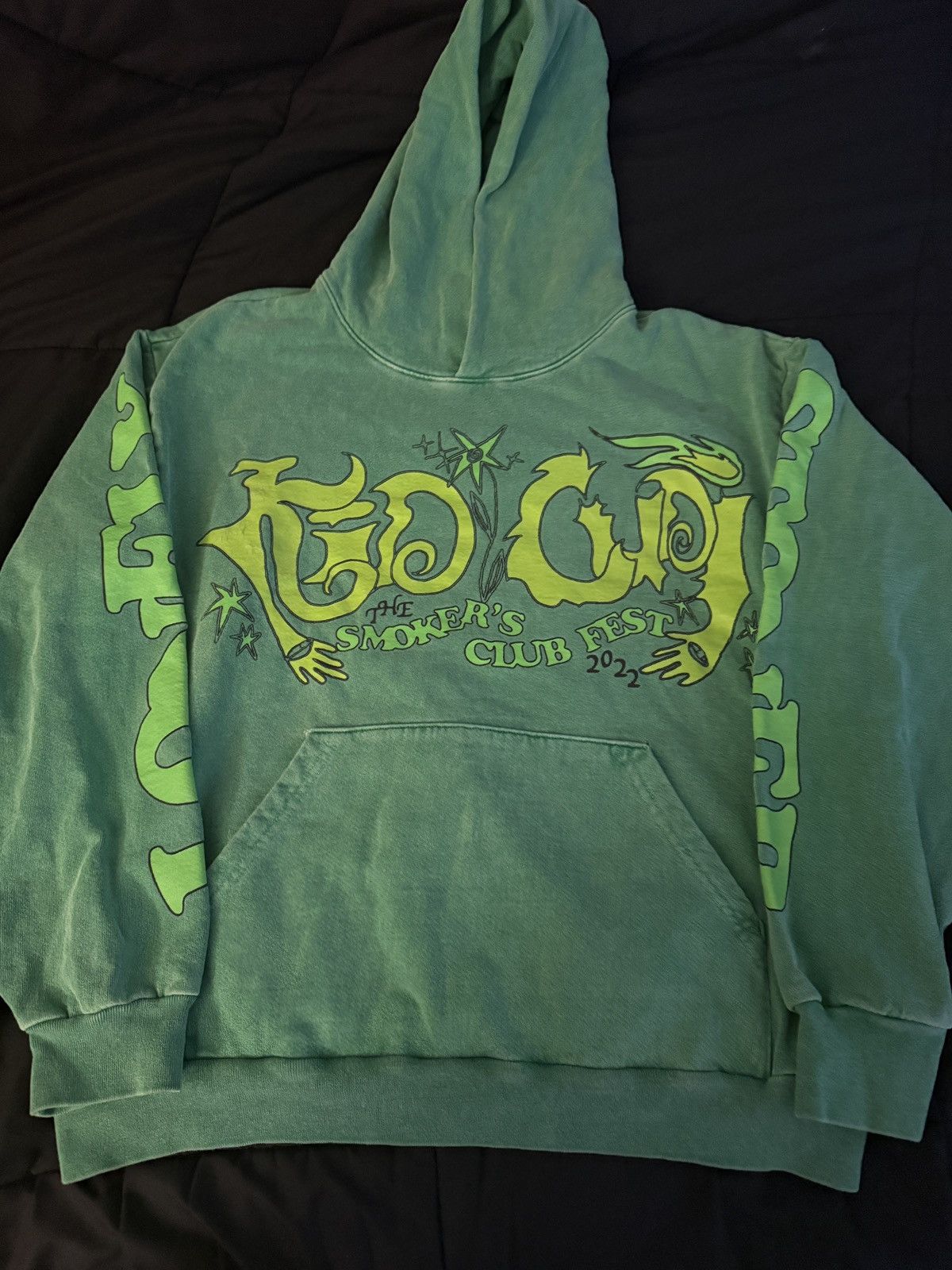 Kid Cudi Kid Cudi 2022 smokers club festival hoodie size L Size US L / EU 52-54 / 3 - 1 Thumbnail