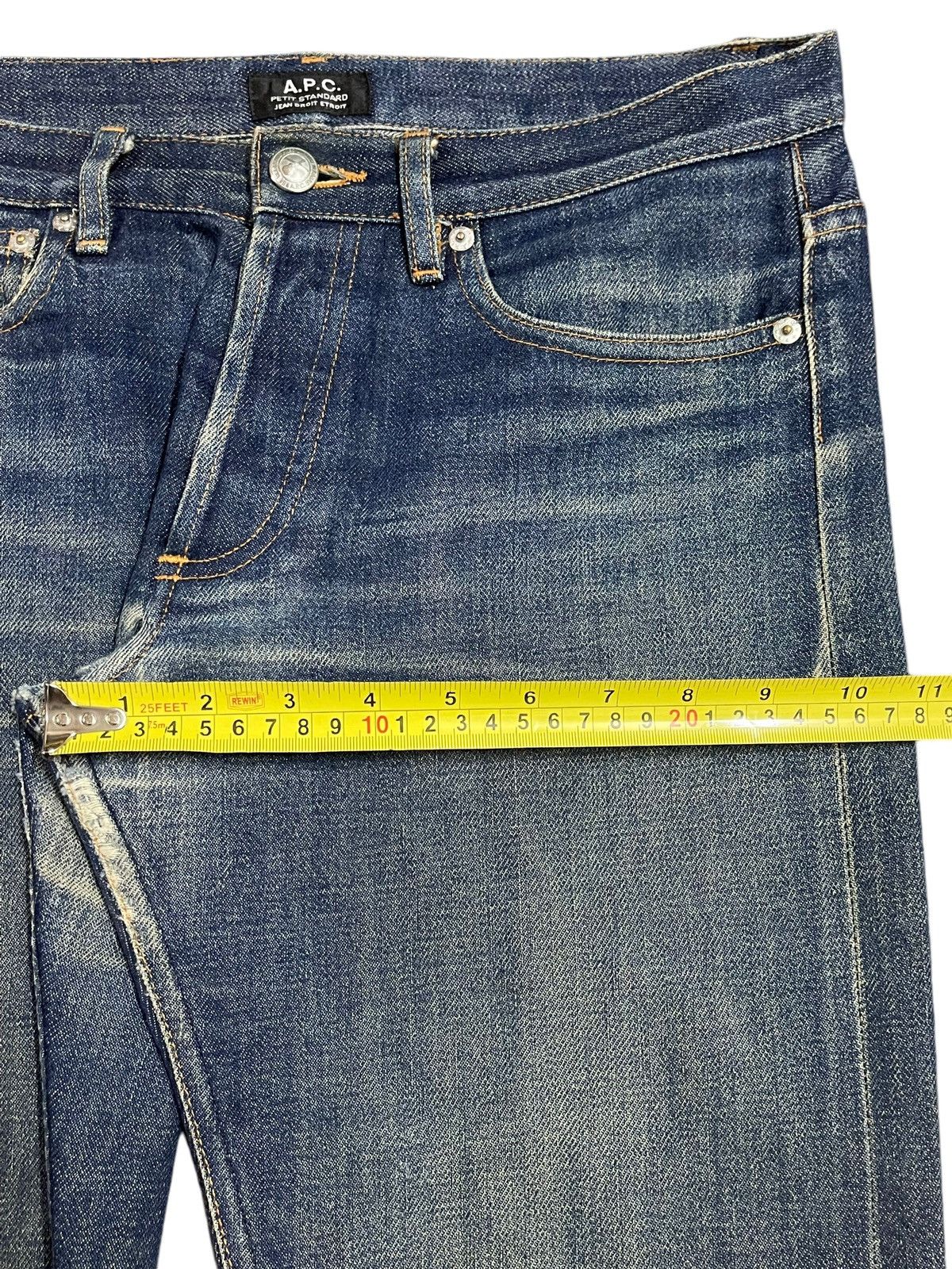 A.P.C. Vintage A.P.C Petit Selvedge Blue Wash Jeans Droit Etroit Size US 32 / EU 48 - 19 Thumbnail
