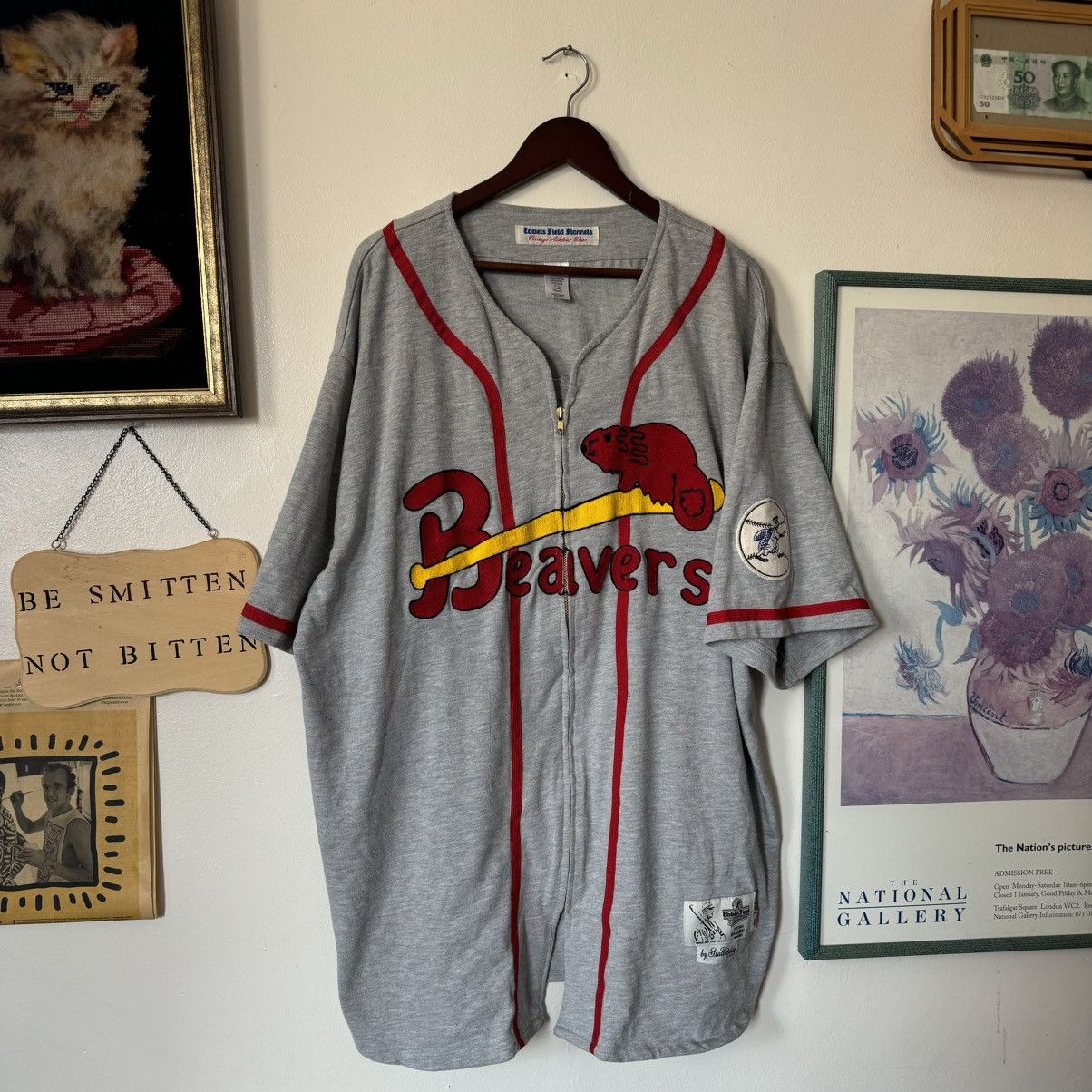 Ebbets Field Flannels Ebbets Field Flannels Portland Beavers 1956 baseball jersey Size US XXL / EU 58 / 5 - 1 Thumbnail