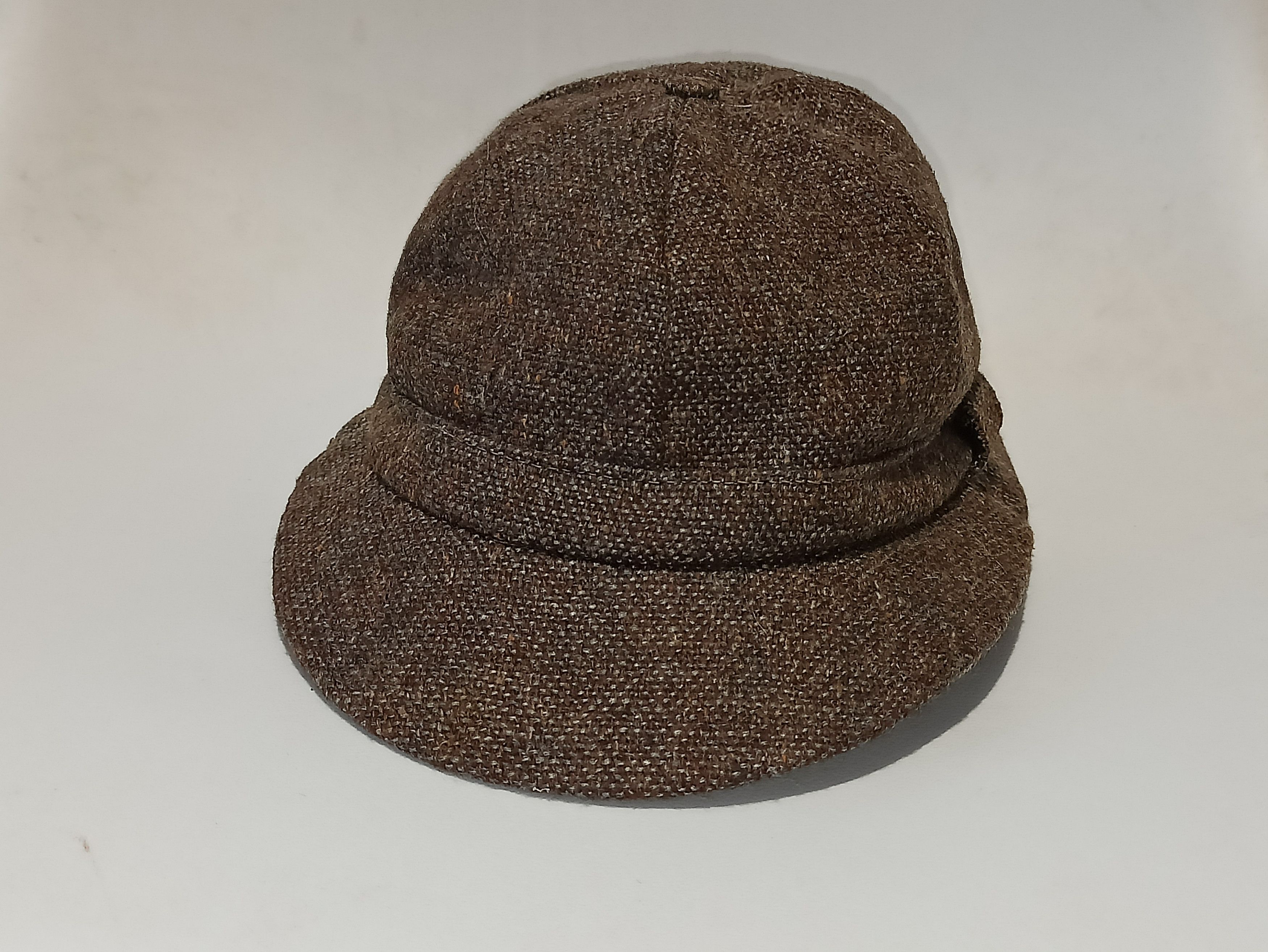Barbour × Vintage Barbour Wool Tweed Hat 70s Size ONE SIZE - 5 Thumbnail