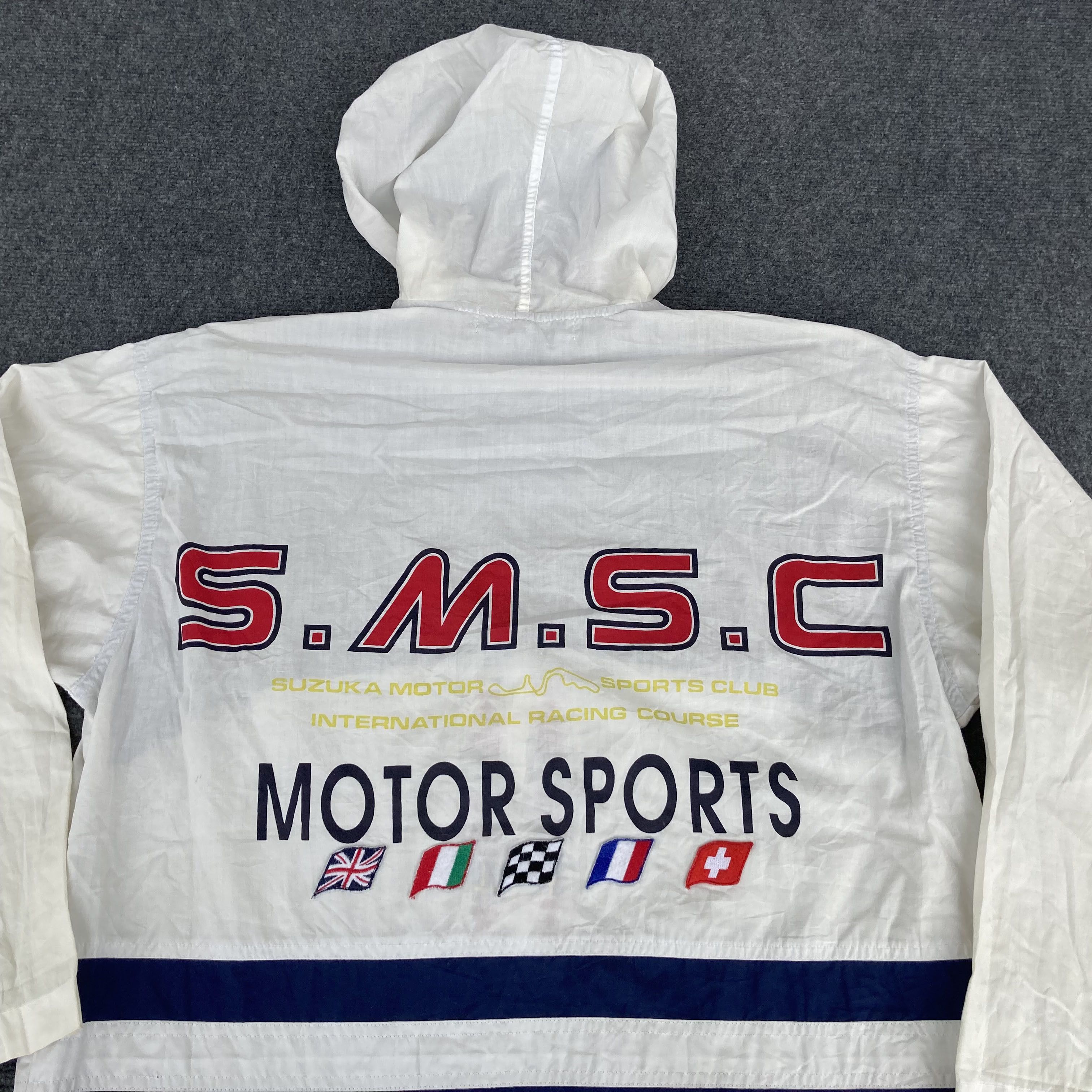 Japanese Brand × Vintage Vintage S.M.S.C Motorsport Racing 90s 80s Sweater Size US M / EU 48-50 / 2 - 7 Thumbnail