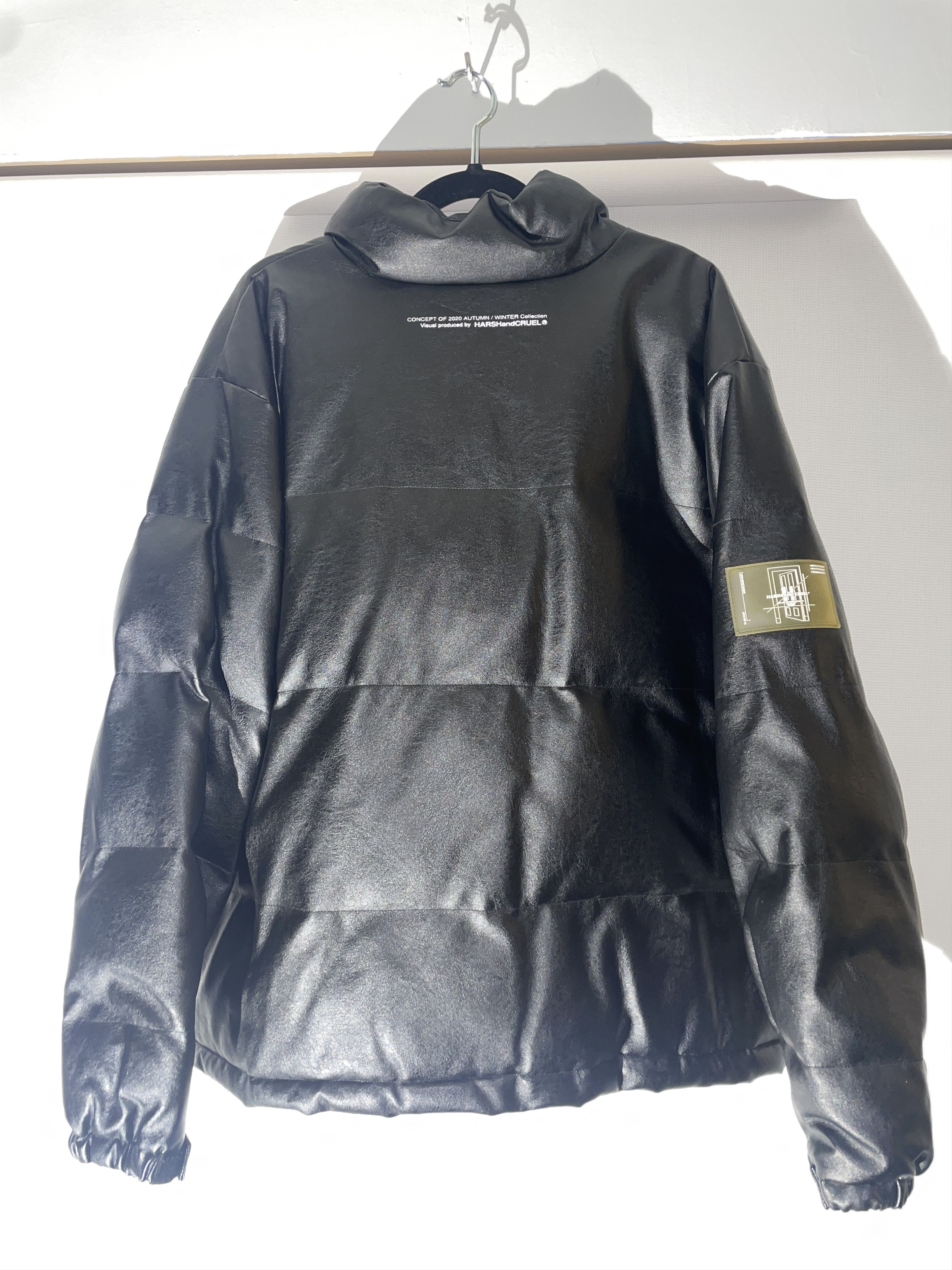 Harsh and Cruel Leather Down Jacket Size US L / EU 52-54 / 3 - 2 Thumbnail