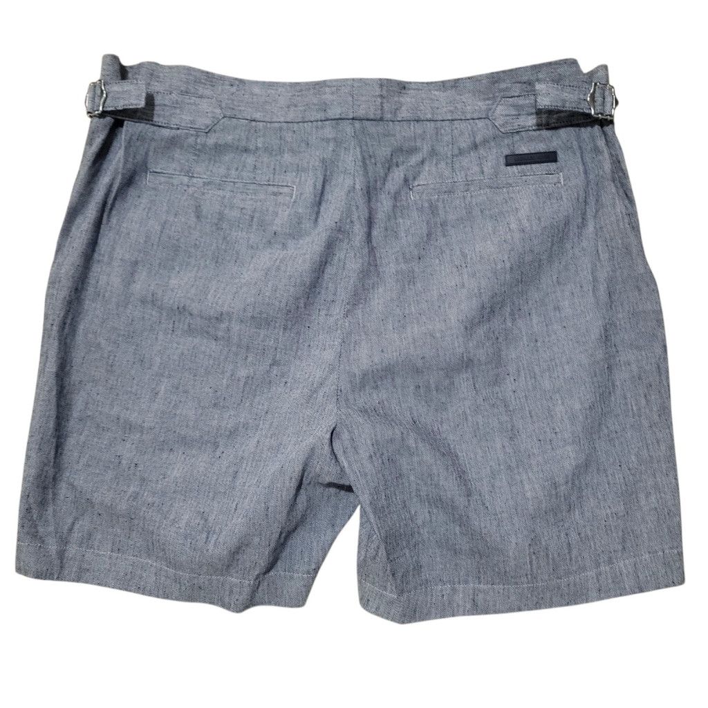 Michael Kors Michael Kors Men's Gray Adjustable Waist Linen Blend Chino S Size US 38 / EU 54 - 6 Thumbnail