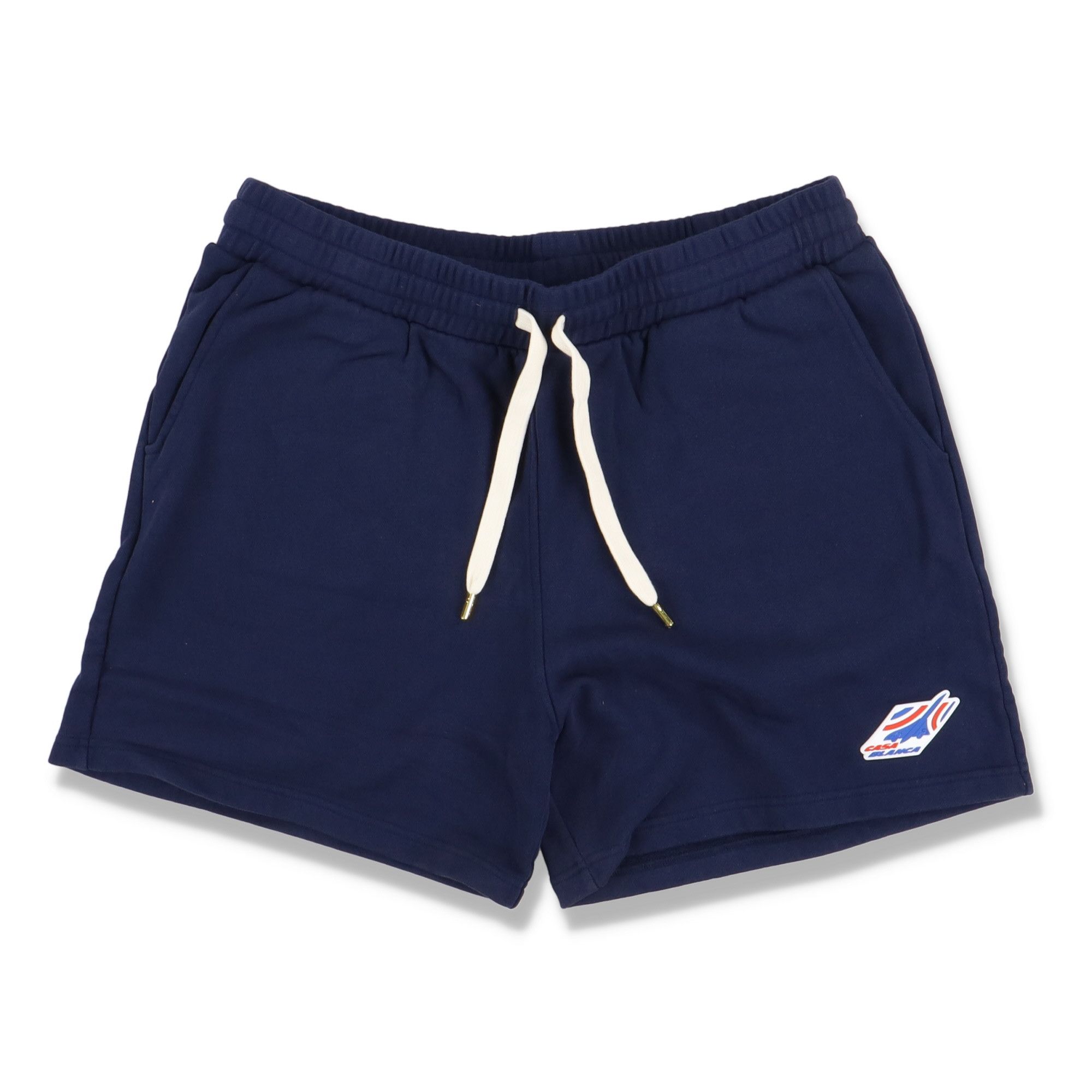 Casablanca Navy Blue Air Logo Patch Sweatshorts Size US 36 / EU 52 - 1 Thumbnail