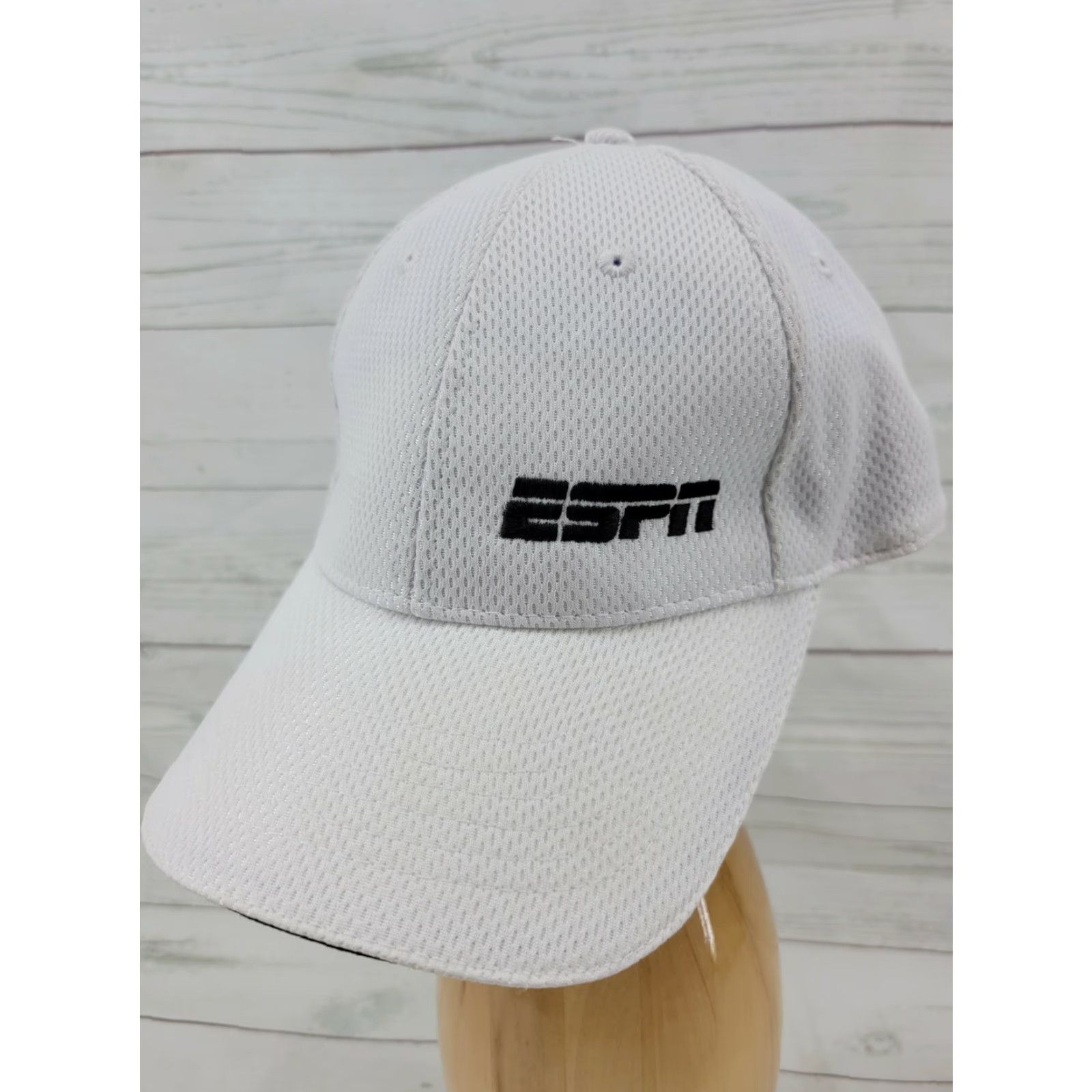 Vintage ESPN Cap Hat Adjustable White Baseball Cap Mens Size ONE SIZE - 2 Thumbnail