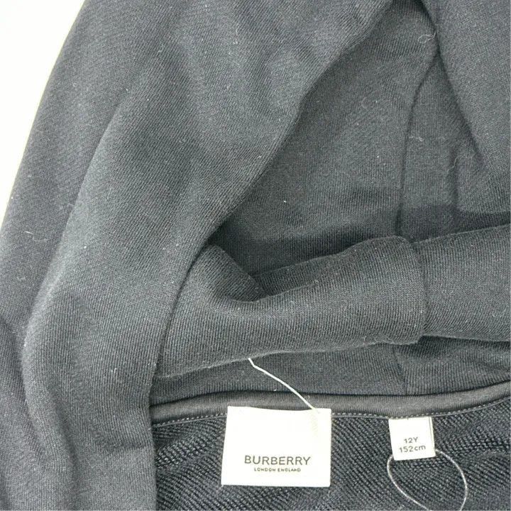 Burberry Burberry Burberry Kids SS23 Black Plaid Hoodie-2507 Size US L / EU 52-54 / 3 - 3 Thumbnail