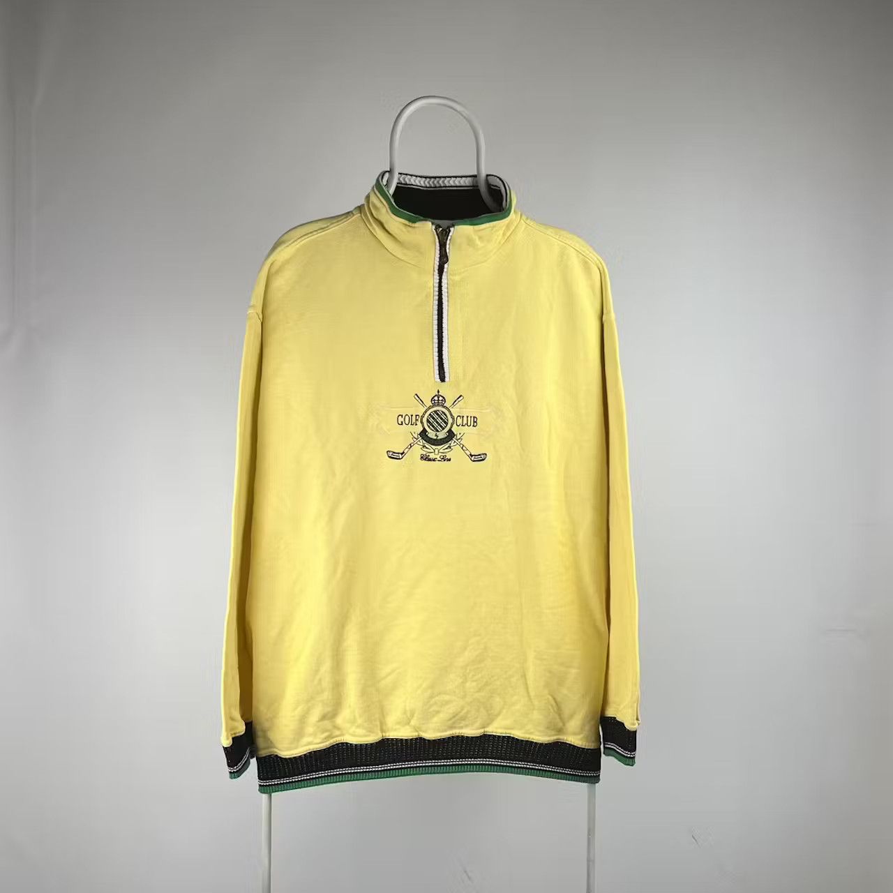 Carlo Colucci Carlo calucci half zip sweatshirt size XLarge Size US XL / EU 56 / 4 - 1 Thumbnail