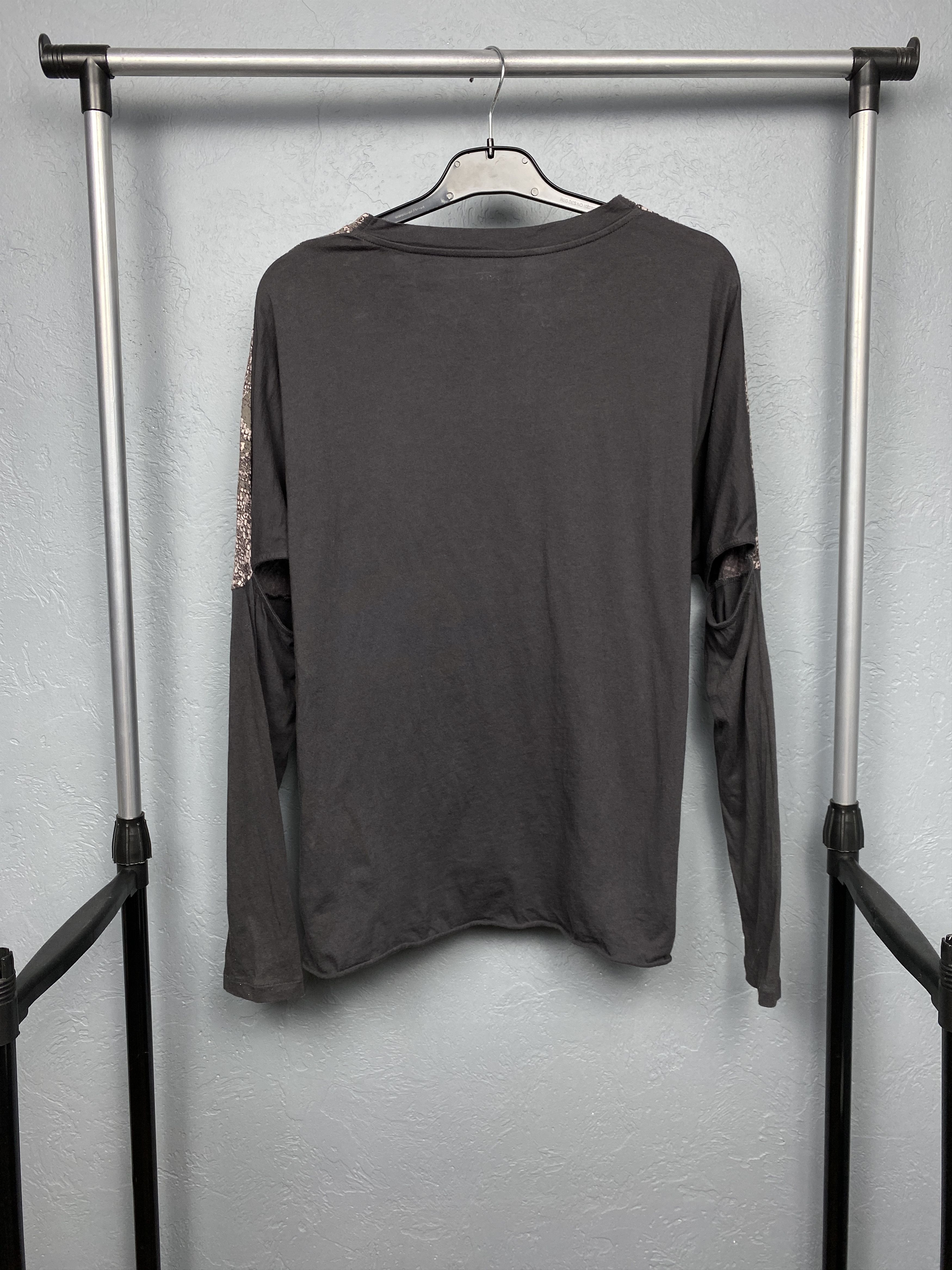 Allsaints Allsaints Womens KAA Wave Long Sleeve T-Shirt Size M / US 6-8 / IT 42-44 - 7 Thumbnail