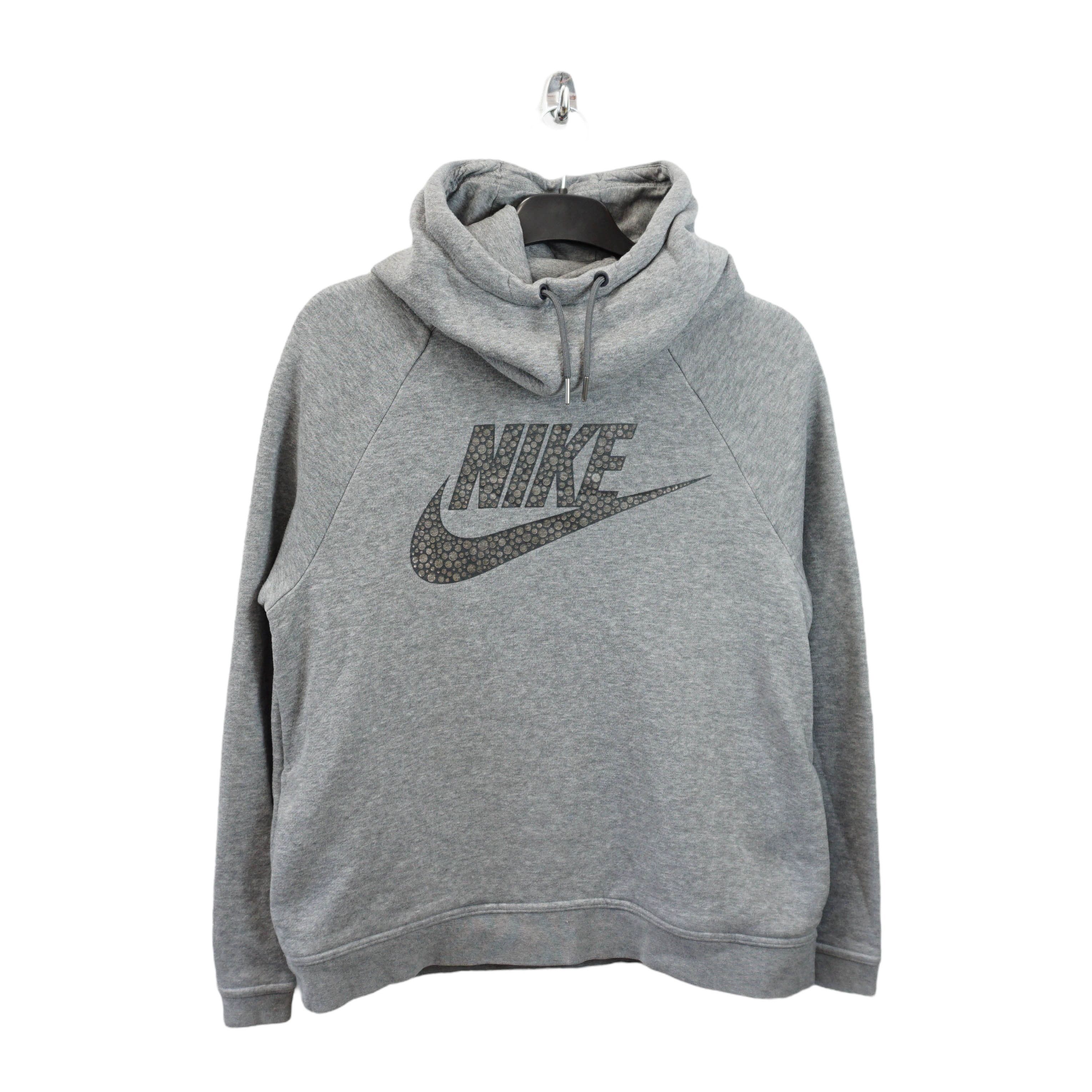 Nike Archive Big Logo Gray Jogger Hoodie Size S / US 4 / IT 40 - 1 Thumbnail