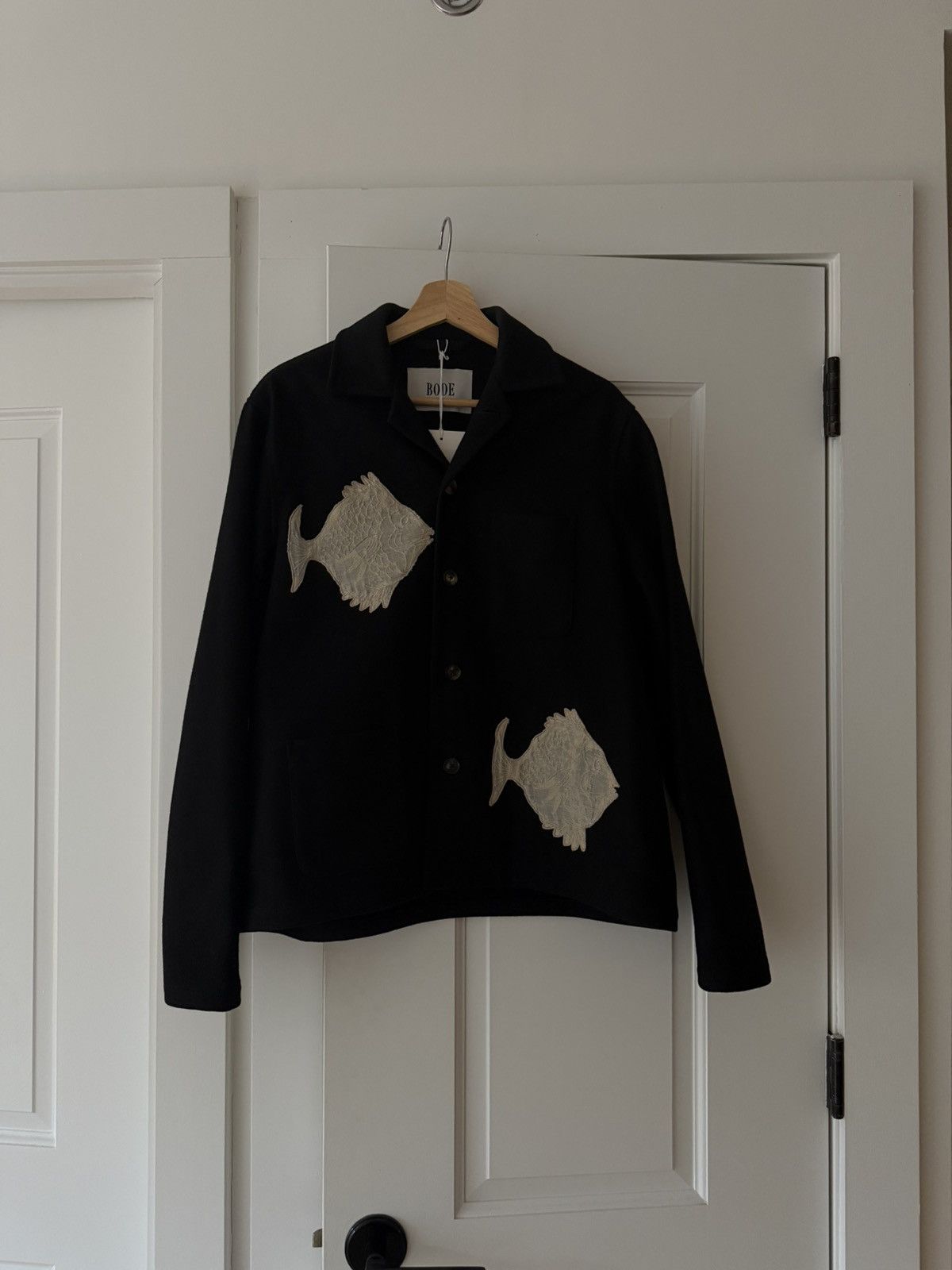 Bode Bode Loui Shirt Jacket with Fish Size US M / EU 48-50 / 2 - 1 Thumbnail