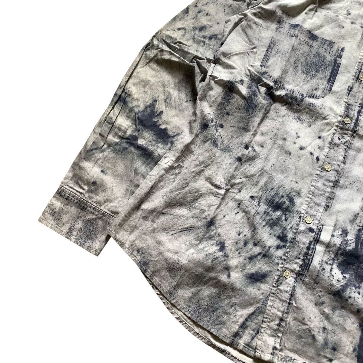 Alexander McQueen Alexander Mqueen Abstrach Pattern Shirt Button Up Pin Size US M / EU 48-50 / 2 - 3 Thumbnail