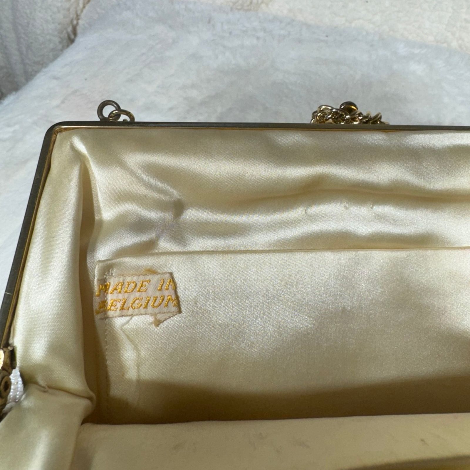 NBDN Nobrandedon VTG Belgium made hand beaded clutch Size ONE SIZE - 7 Thumbnail