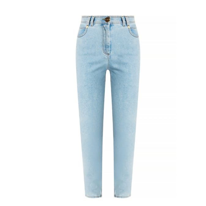 Balmain o1y0625 Denim Pant in Sky Blue Size 27" / US 4 / IT 40 - 1 Thumbnail