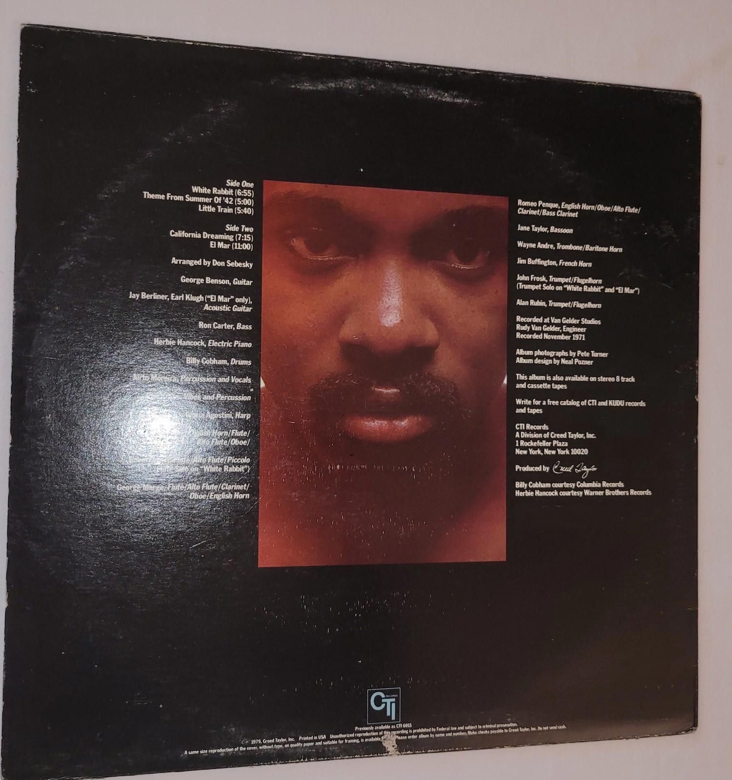 Designer George Benson "White Rabbit" Vinyl LP 1971 CTI Records Size ONE SIZE - 2 Thumbnail