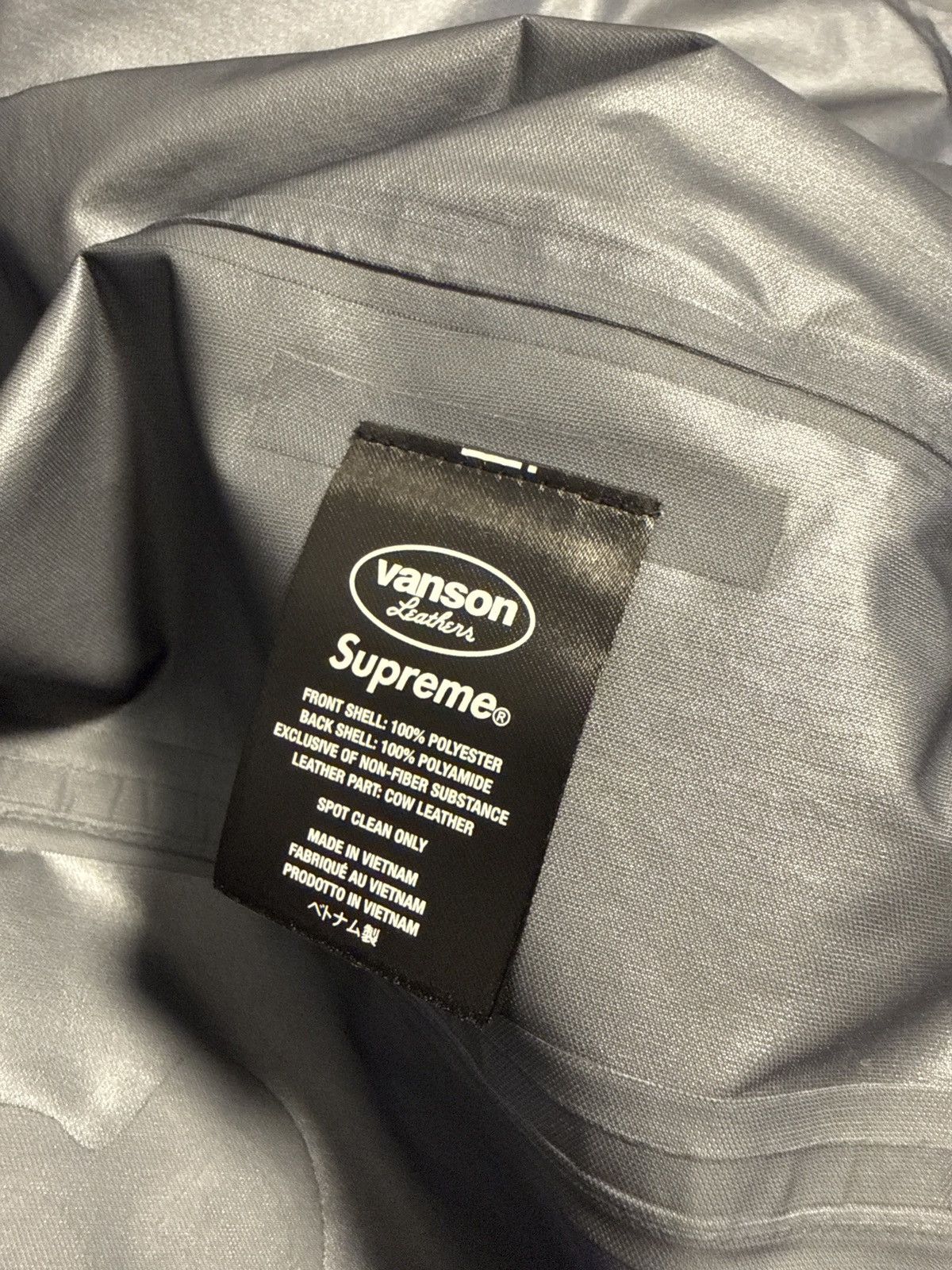 Supreme × Vanson Leathers Supreme Vanson leather Goretex Size US S / EU 44-46 / 1 - 7 Thumbnail