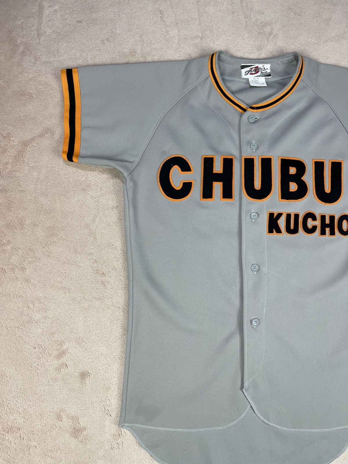 Japanese Brand Vintage TRIPLE AVIS CROWN Baseball Jersey Size US L / EU 52-54 / 3 - 3 Thumbnail