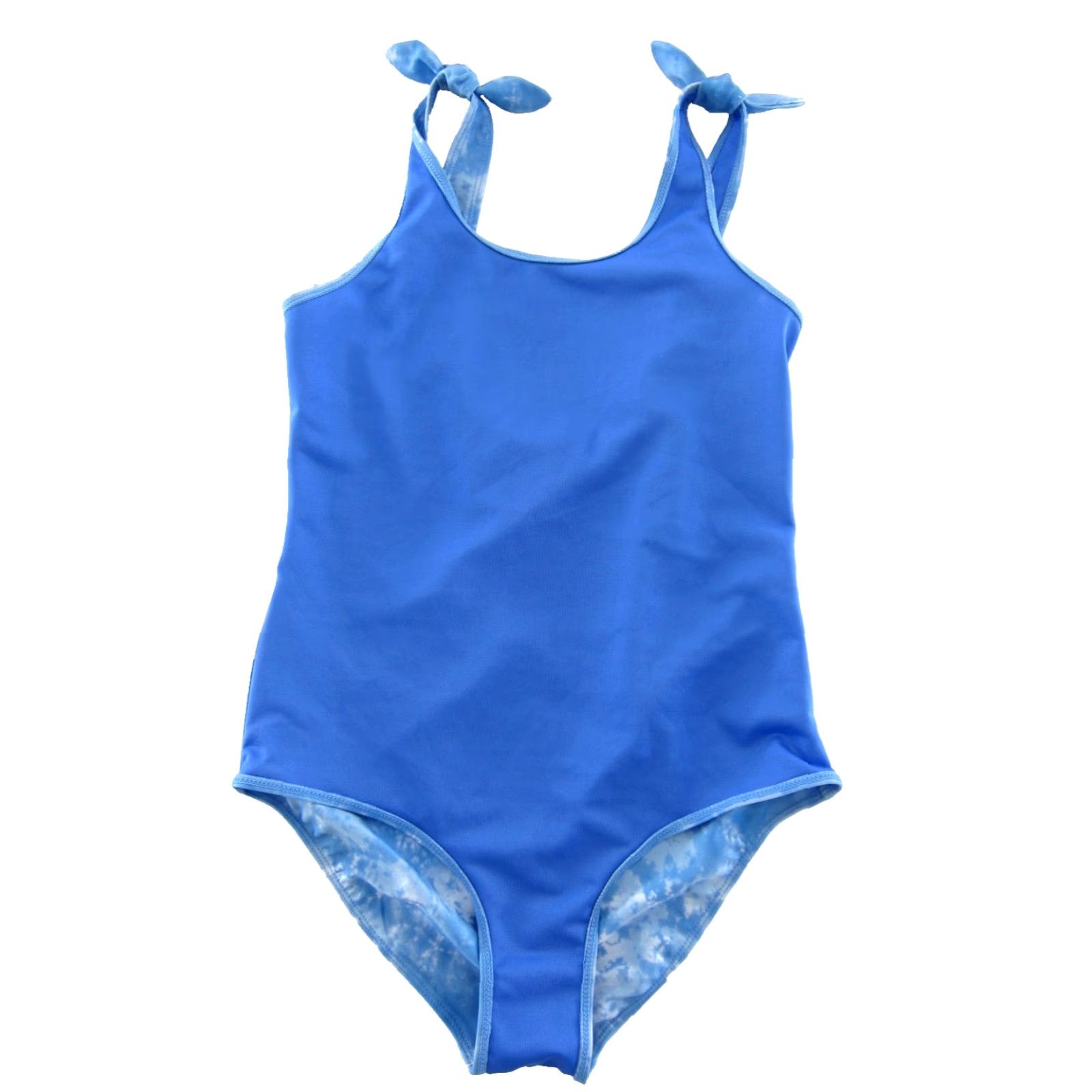 Hurley Hurley Logo Blue White Tie Dye Bow Tie One Piece Swimsuit Women Large Size ONE SIZE - 3 Thumbnail