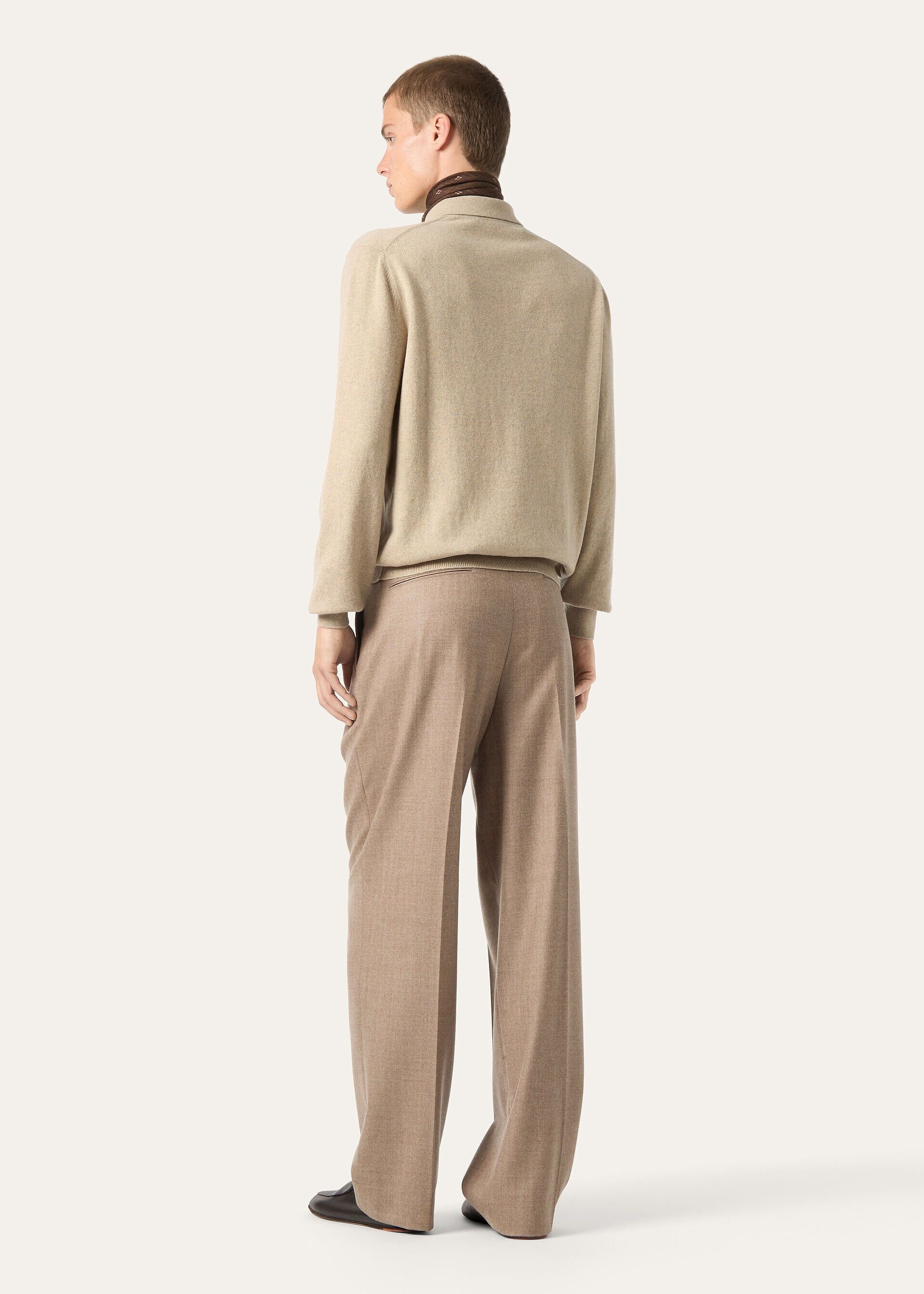 Loro Piana os11x0226 FAO9748 Classic Polo Shirt in Silver Birch Size US L / EU 52-54 / 3 - 5 Thumbnail