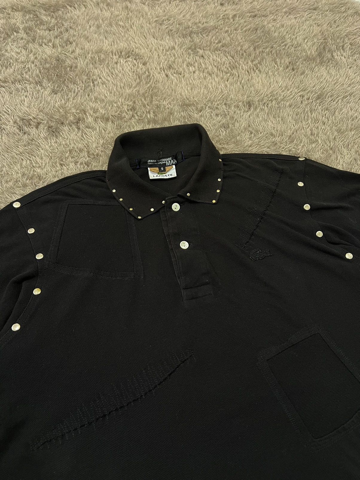 Junya Watanabe × Lacoste Archive Junya Watanabe x Lacoste Studded Patchwork Polo Size US M / EU 48-50 / 2 - 3 Thumbnail