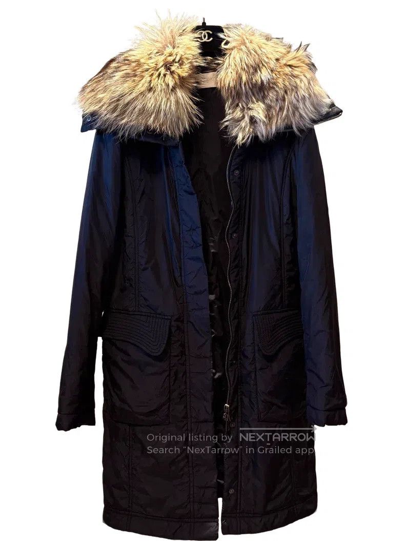 Valentino Valentino A long down jacket with a fox fur collar Size S / US 4 / IT 40 - 2 Thumbnail