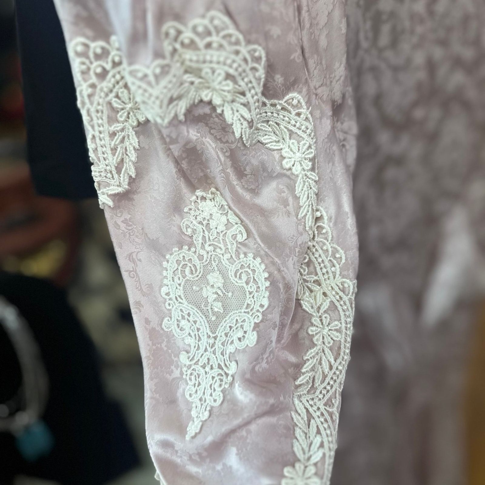 Jessica McClintock Vintage Jessica McClintock Victorian Lace Gown –Size 8 Size M / US 6-8 / IT 42-44 - 9 Thumbnail