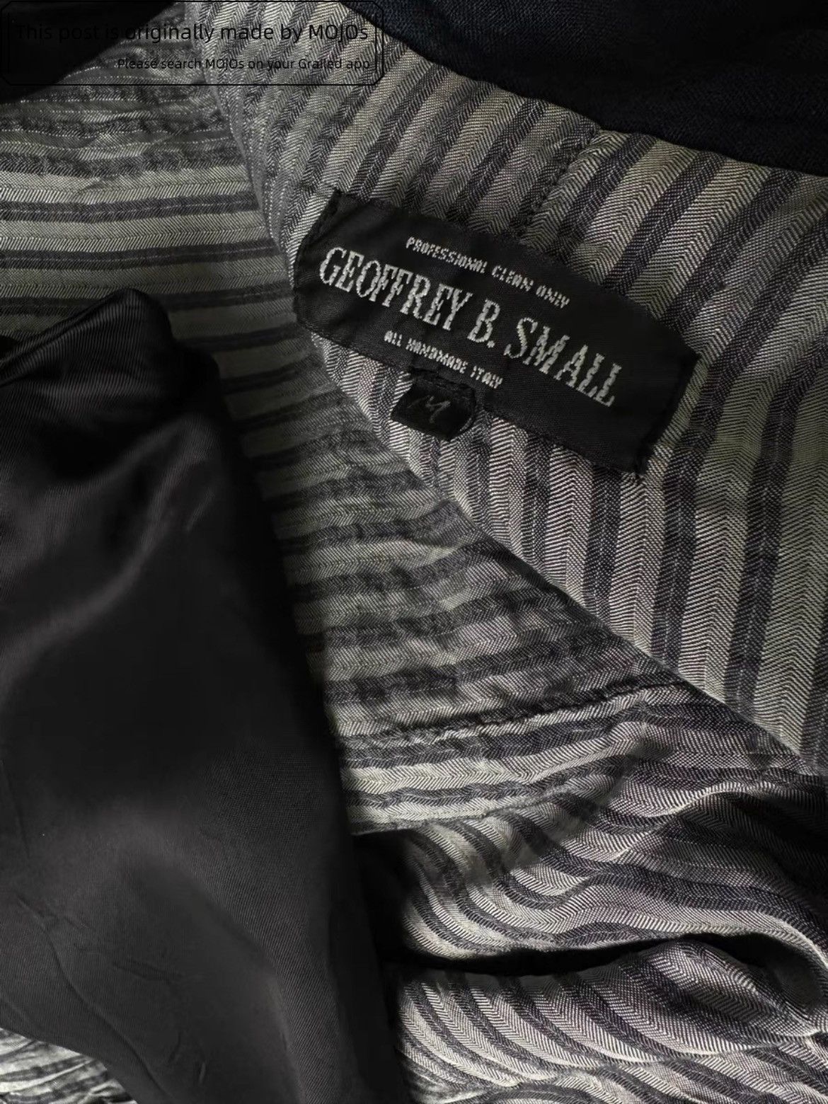 Geoffrey B. Small Geoffrey B Small Luigi Parisotto Linen & Silk Jacket Size US M / EU 48-50 / 2 - 7 Thumbnail
