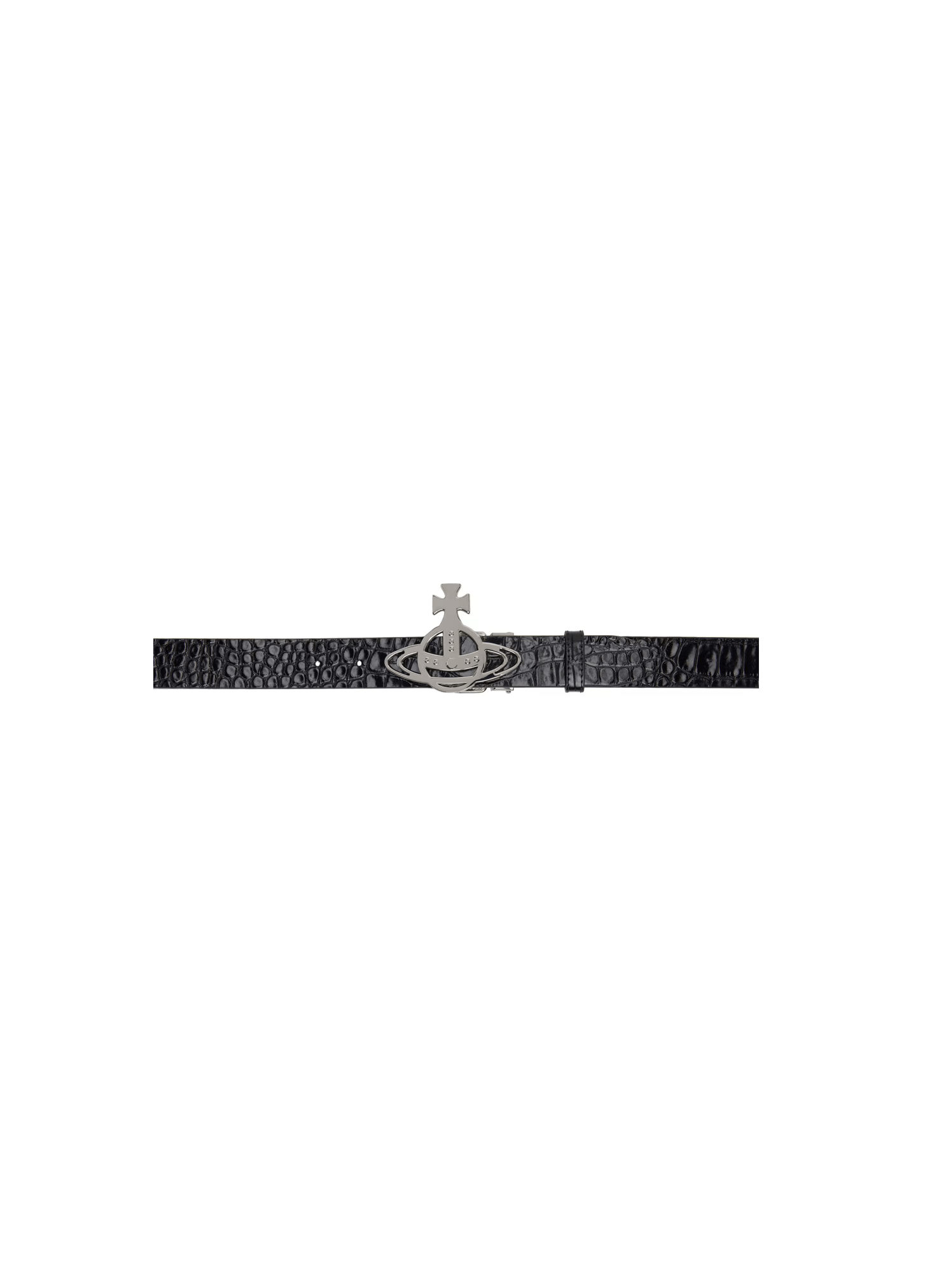 Vivienne Westwood VIVIENNE WESTWOOD Black Line Orb Buckle Belt Size ONE SIZE - 1 Thumbnail