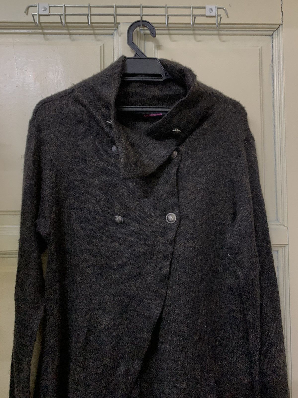 Tornado Mart 💥Vtg Japanese Fashion Designer Algonquin Knitwear Cardigan Size S / US 4 / IT 40 - 5 Thumbnail