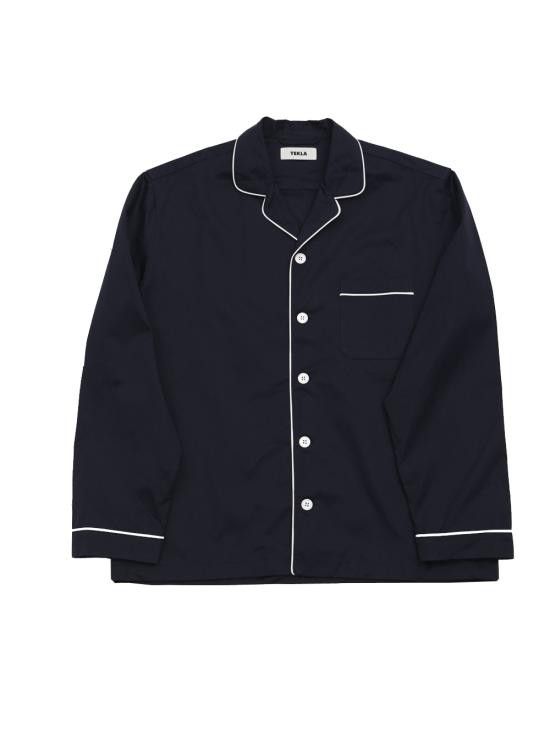 Tekla TEKLA Women Shirts SWTNAV CHELSEA Blue Size L / US 10 / IT 46 - 1 Thumbnail