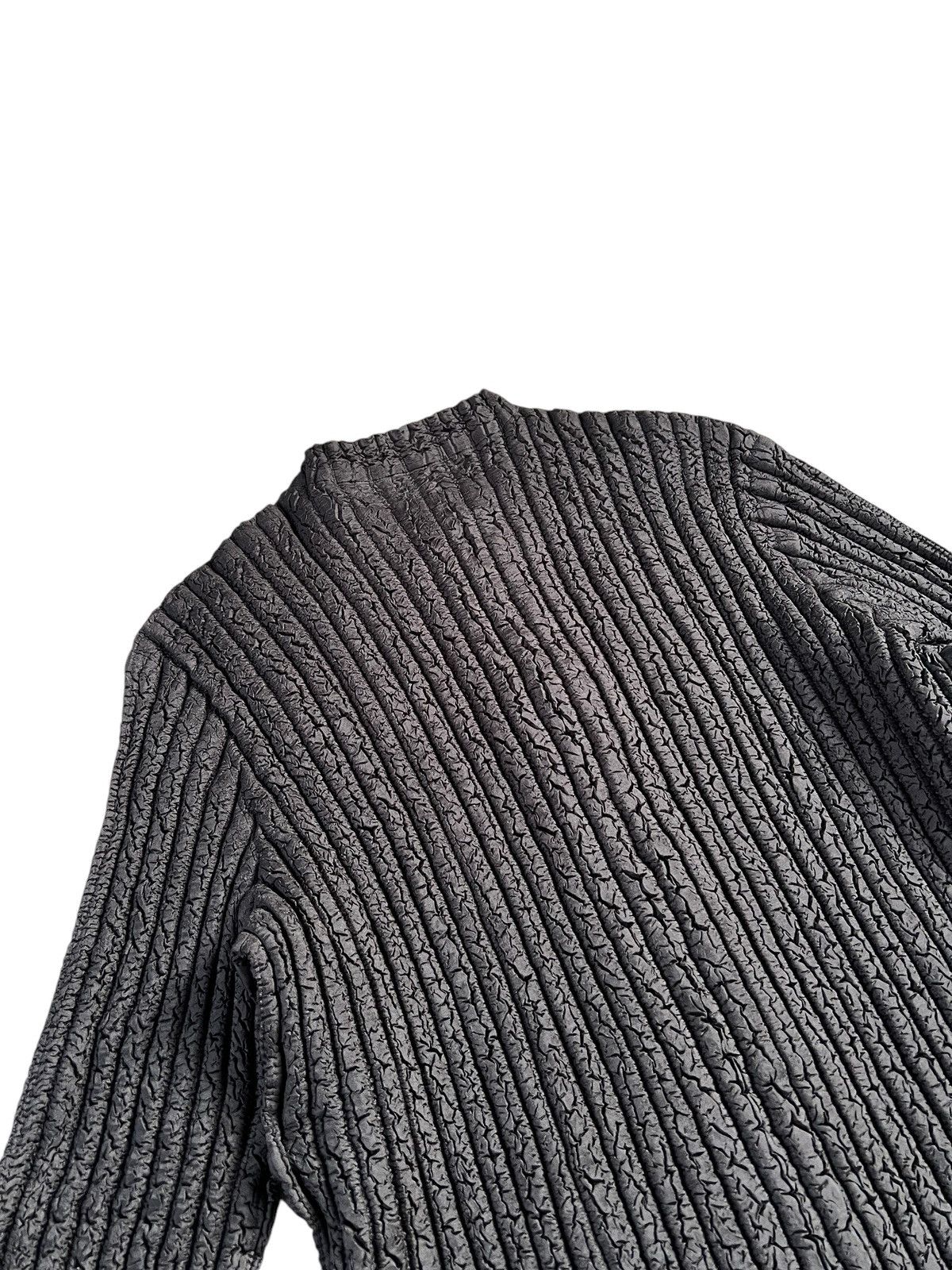 Issey Miyake 1980 Peplum by Yoshiki Hishinuma Pleated Wrinkles Long Coat Size S / US 4 / IT 40 - 9 Thumbnail