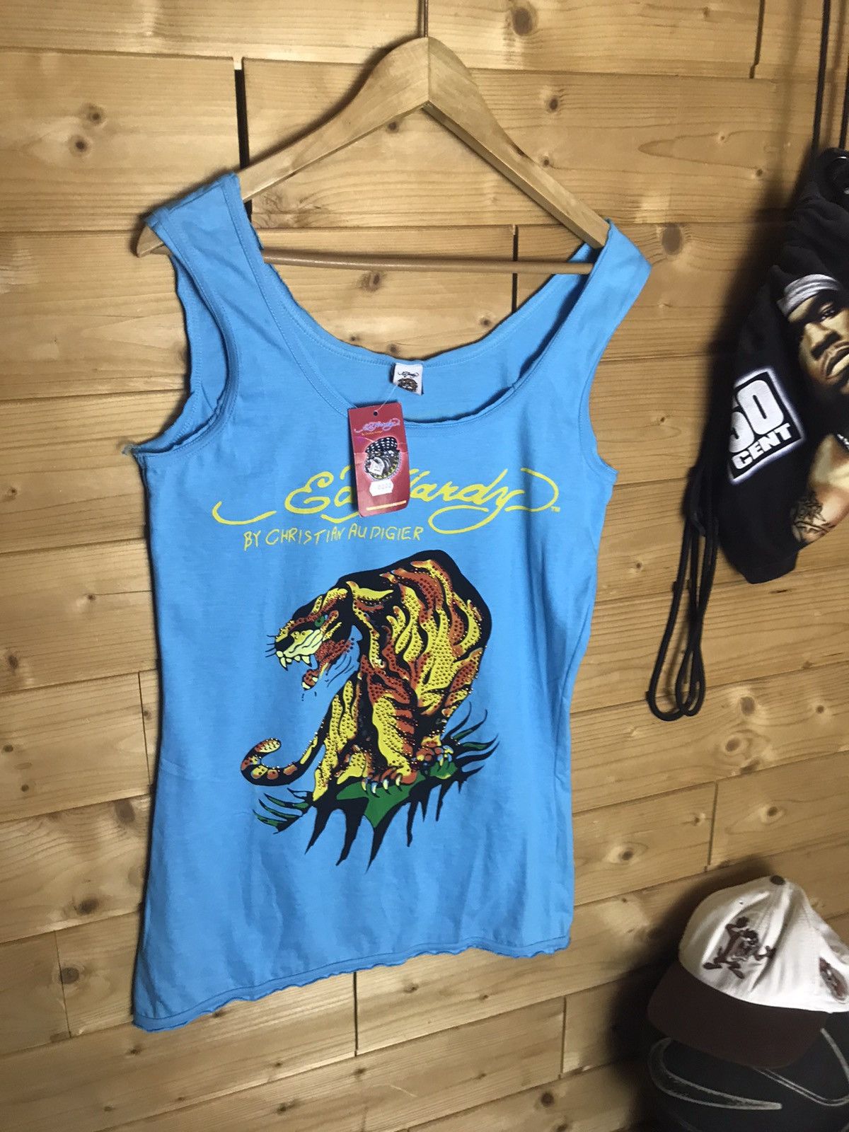 Ed Hardy Vintage Ed Hardy tiger shirt with tag Size L / US 10 / IT 46 - 3 Thumbnail