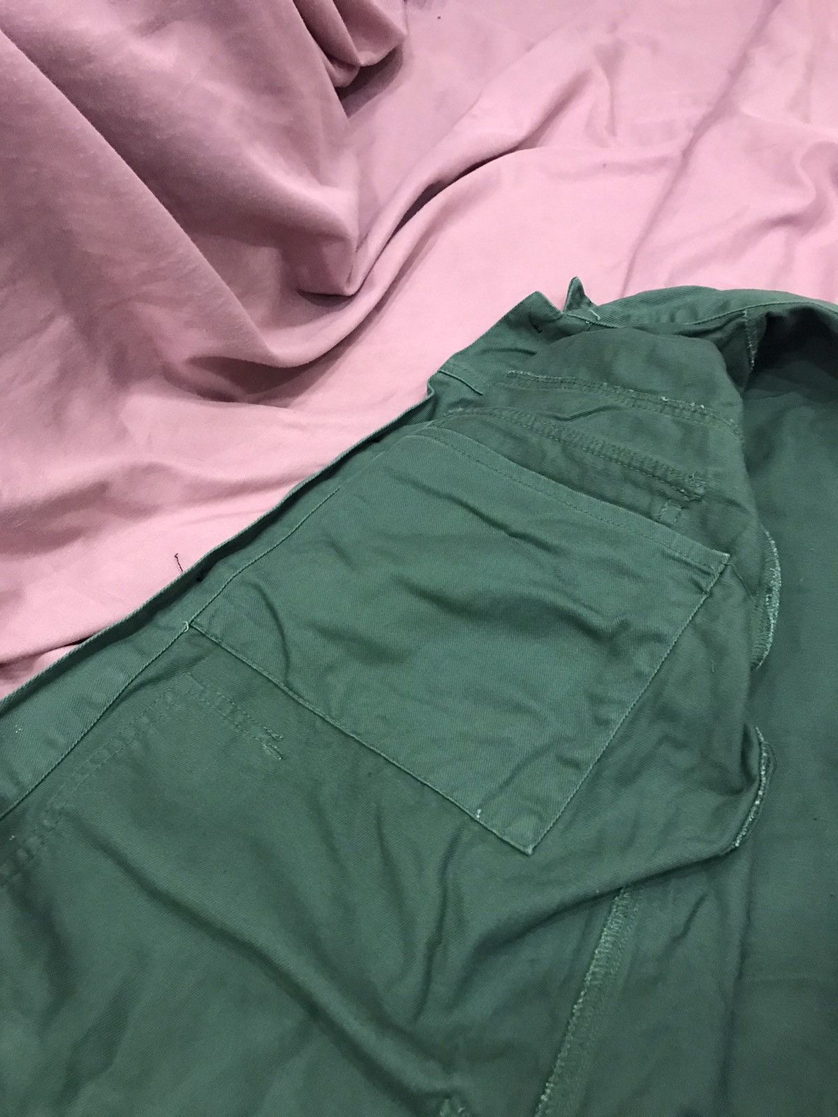 Other GREEN CANVAS CHORE JACKET, 4 outer pockets and one inner Size US M / EU 48-50 / 2 - 5 Thumbnail