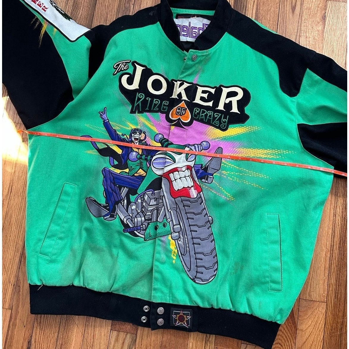 DC Comics × JH Design RARE Vintage JH Design The Joker Racing Jacket Batman XL Size US XL / EU 56 / 4 - 22 Thumbnail