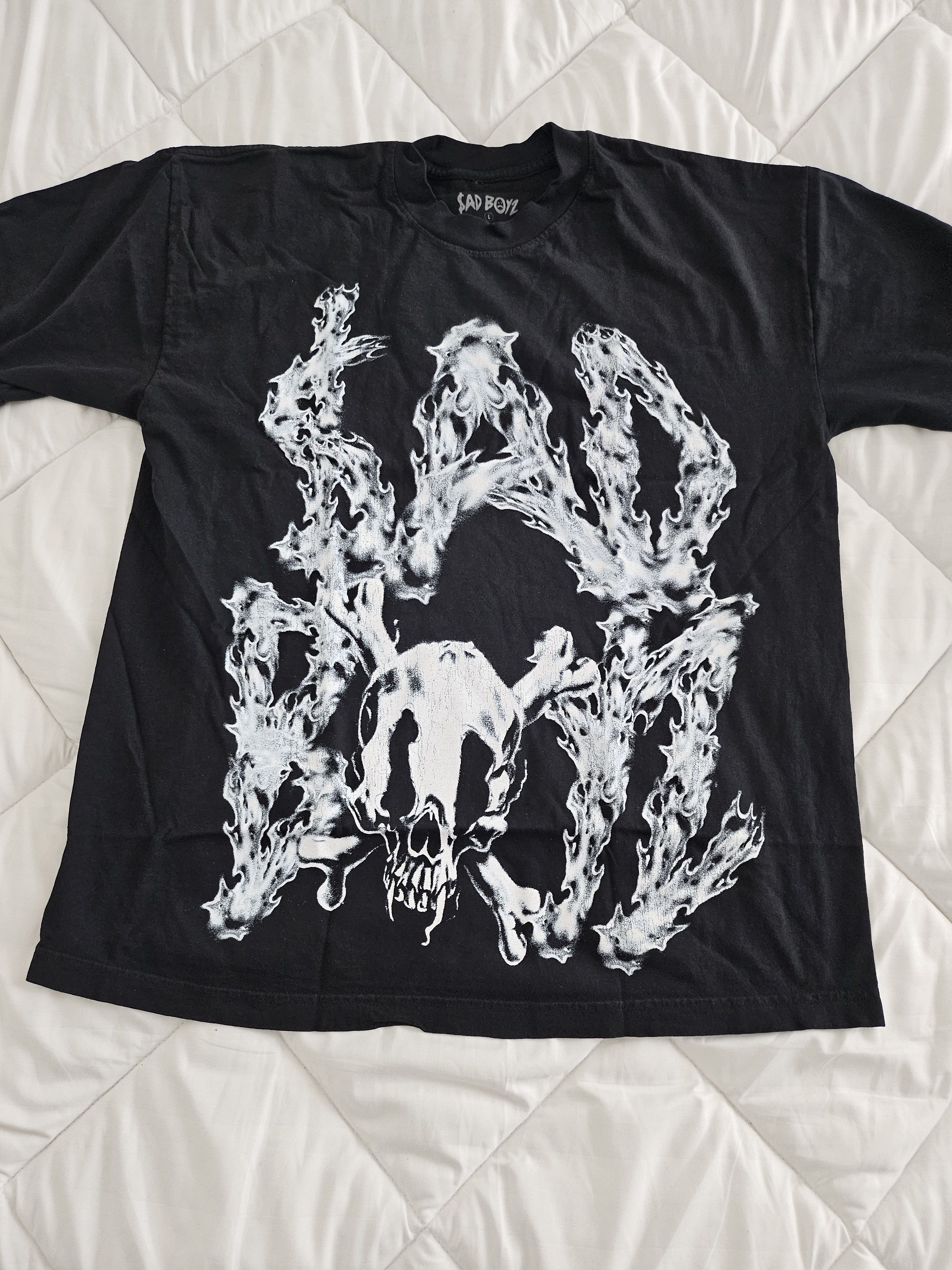 Sad Boys SadBoyz Skull T-Shirt Large 🔥 Size US L / EU 52-54 / 3 - 1 Thumbnail