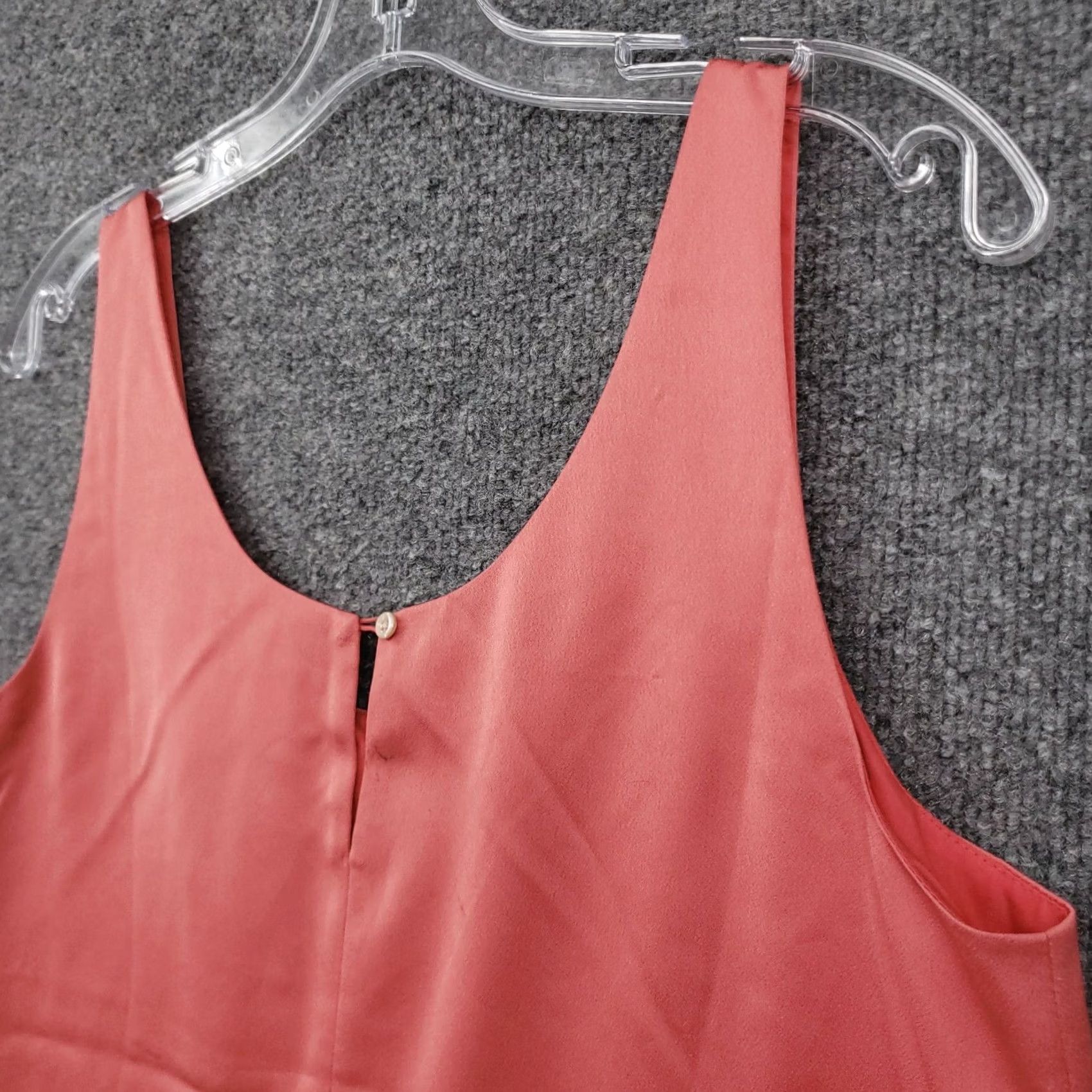 J.Crew J.CREW Tank Womens S Small Red Cropped Scoop Neck Sleeveless Polyester Size S / US 4 / IT 40 - 7 Thumbnail