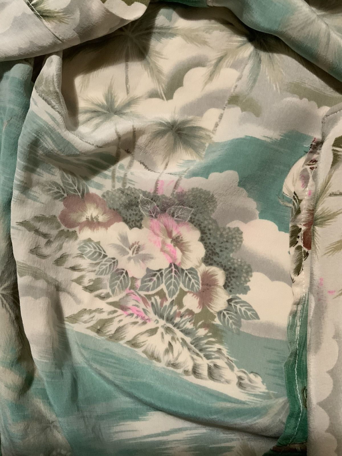 Designer × Vintage Vintage Citron Santa Monica 100% Silk Hawaiian AOP Shirt Size US M / EU 48-50 / 2 - 11 Thumbnail