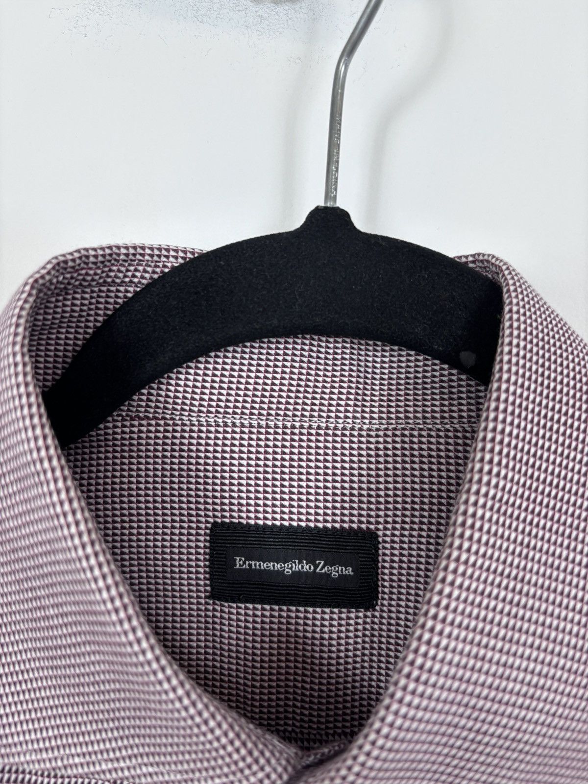 Ermenegildo Zegna Ermenegildo Zegna Men’s Tailored Fit Button Up Dress Shirt Size US M / EU 48-50 / 2 - 10 Thumbnail