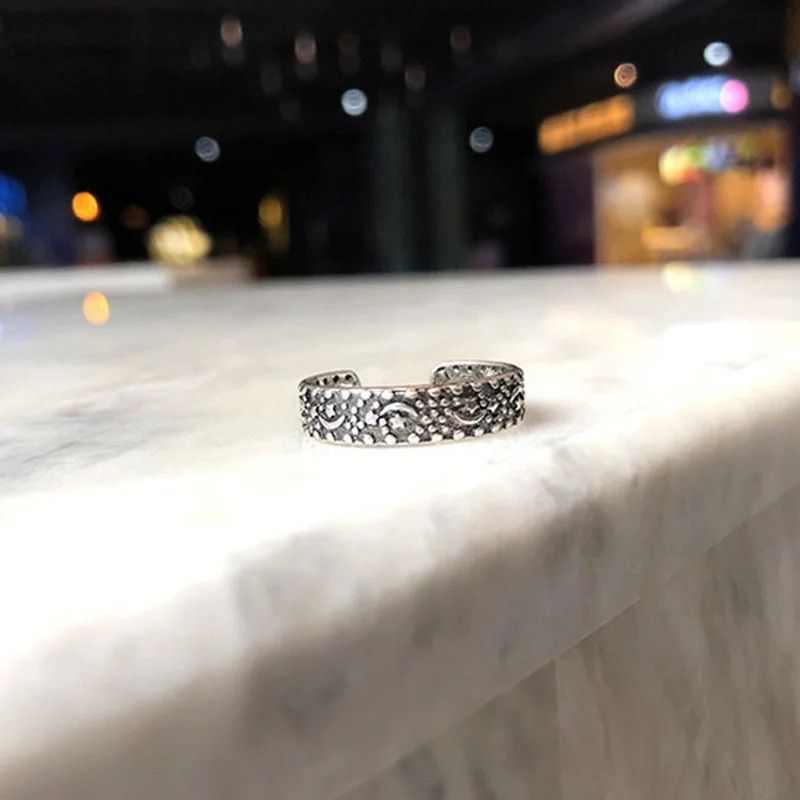 Japanese Brand × Jewelry × Vintage Vintage Moon Stars Night Ring Size ONE SIZE - 3 Thumbnail
