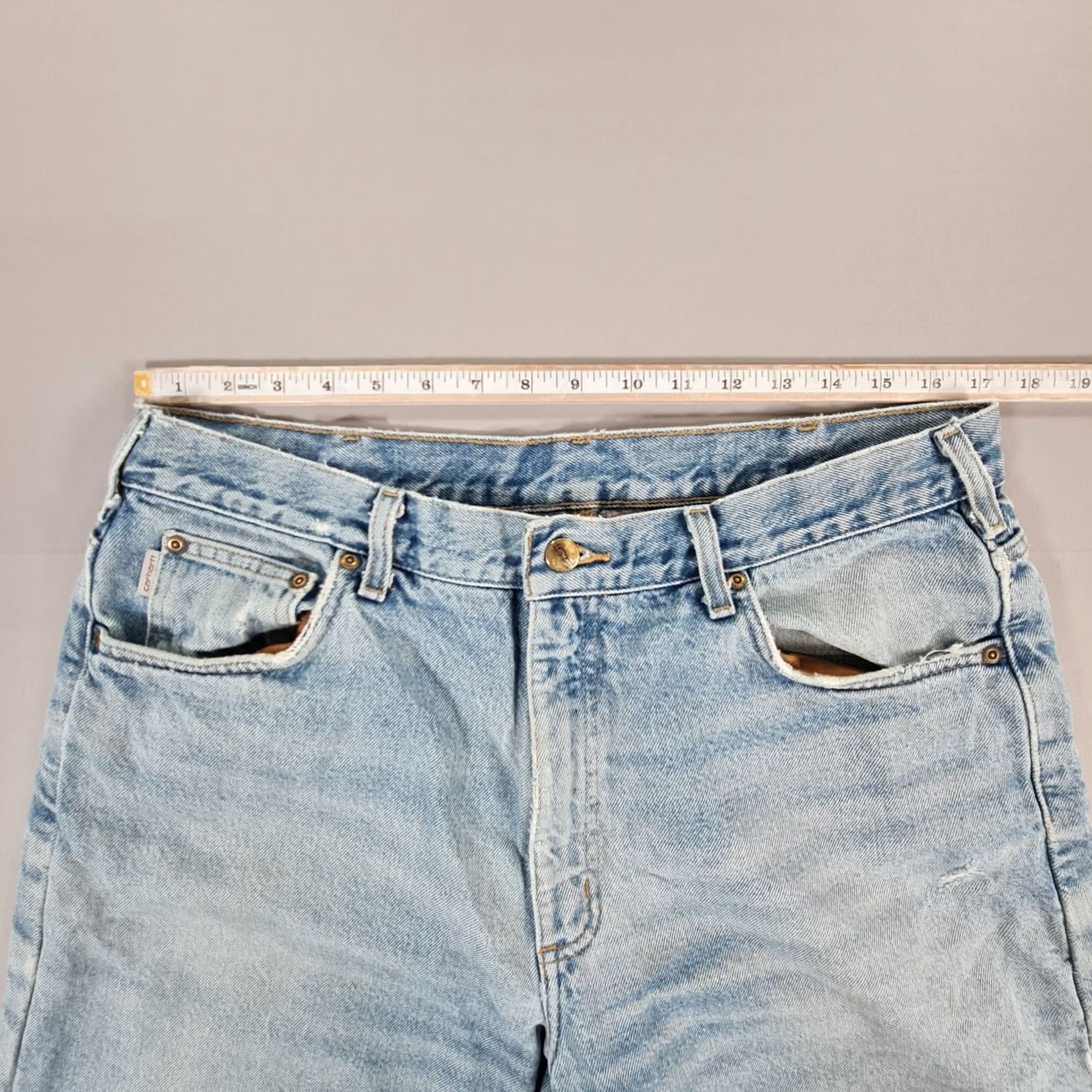Carhartt Carhartt Jeans Blue W36 L32 Relaxed Lined 5-Pocket Denim Cotton Men's Jeans Straight Fit Size US 36 / EU 52 - 6 Thumbnail