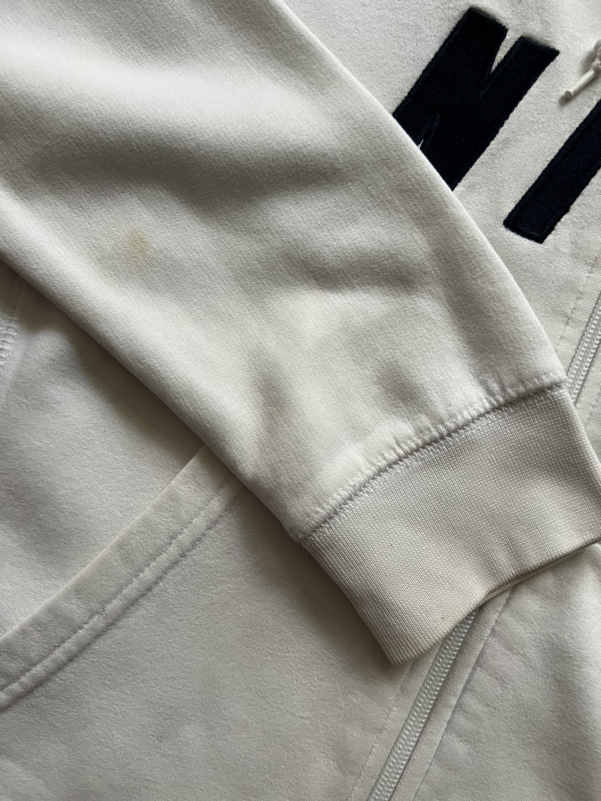 Nike × Vintage Vintage Y2k Nike🤍 White Sellout Logo Zip Hoodie White 00’s Size S / US 4 / IT 40 - 7 Thumbnail