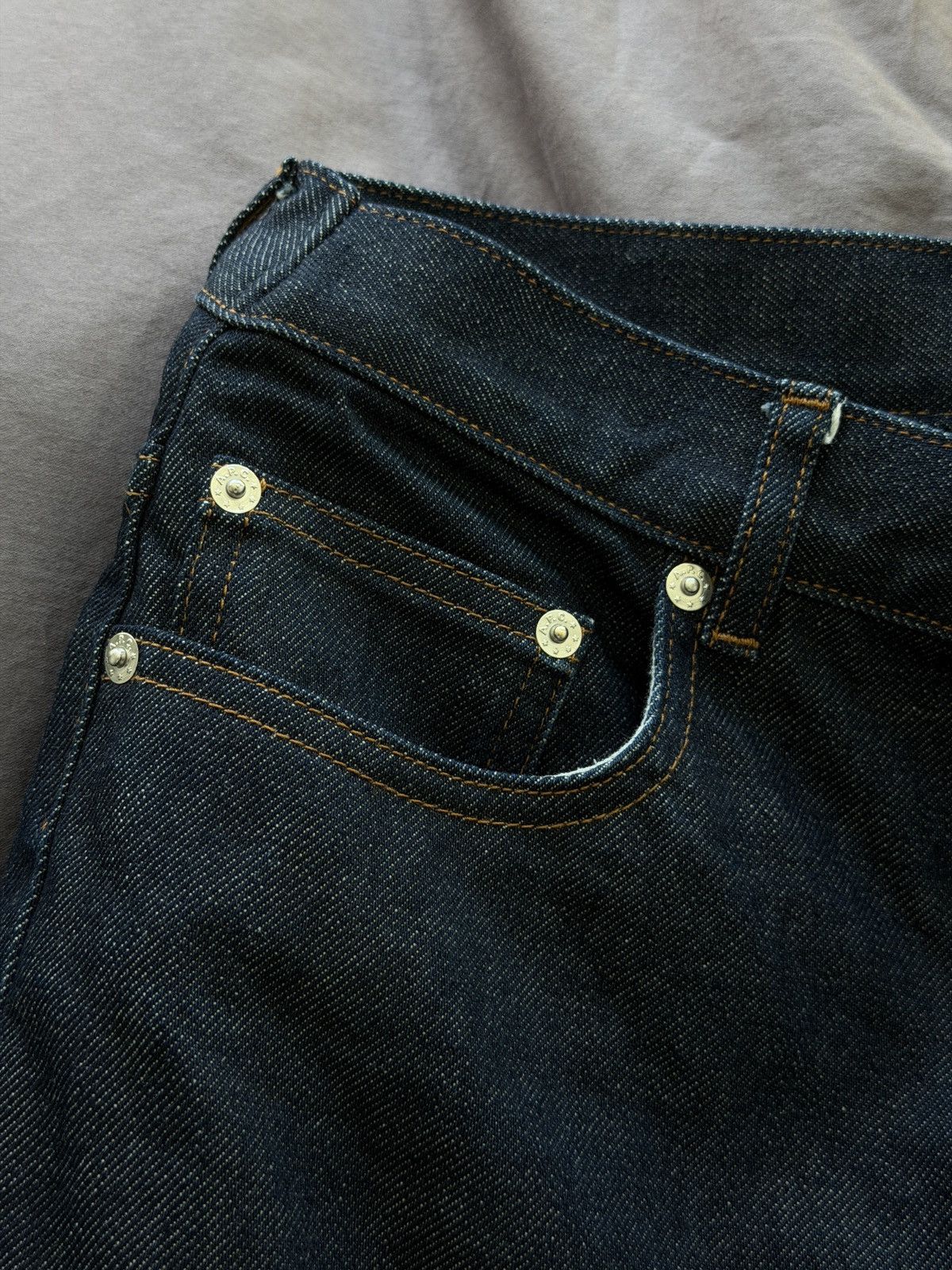A.P.C. APC Aaron jeans (Raw Indigo) Size US 30 / EU 46 - 3 Thumbnail