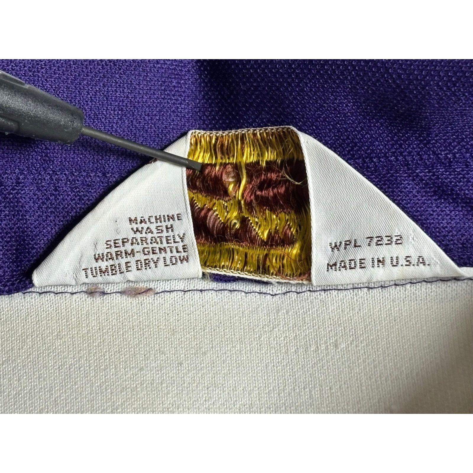 Russell Athletic Vintage 80s Russell Athletic TCU Polo Shirt Made USA Large Size US L / EU 52-54 / 3 - 10 Thumbnail