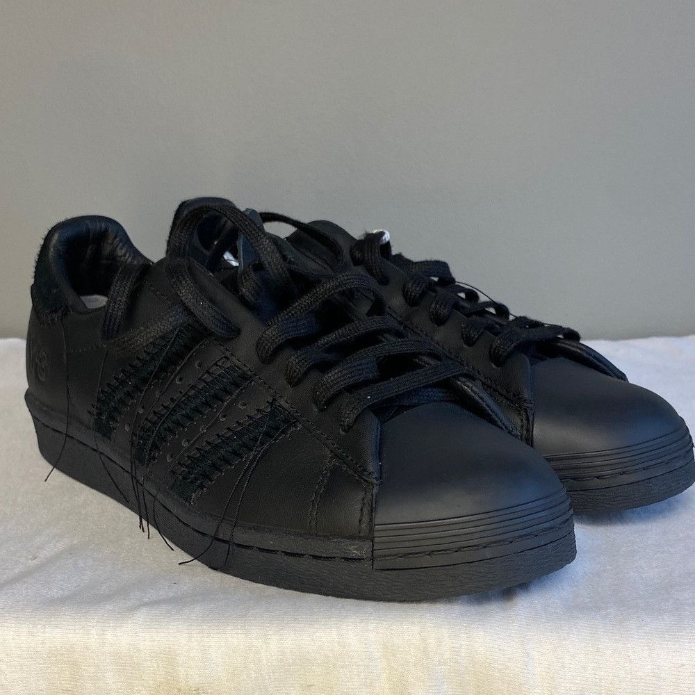 Adidas × Y's Y-3 Superstar Sneakers – Yohji Yamamoto x adidas – Size US 5 Size US 5 / EU 37 - 4 Thumbnail