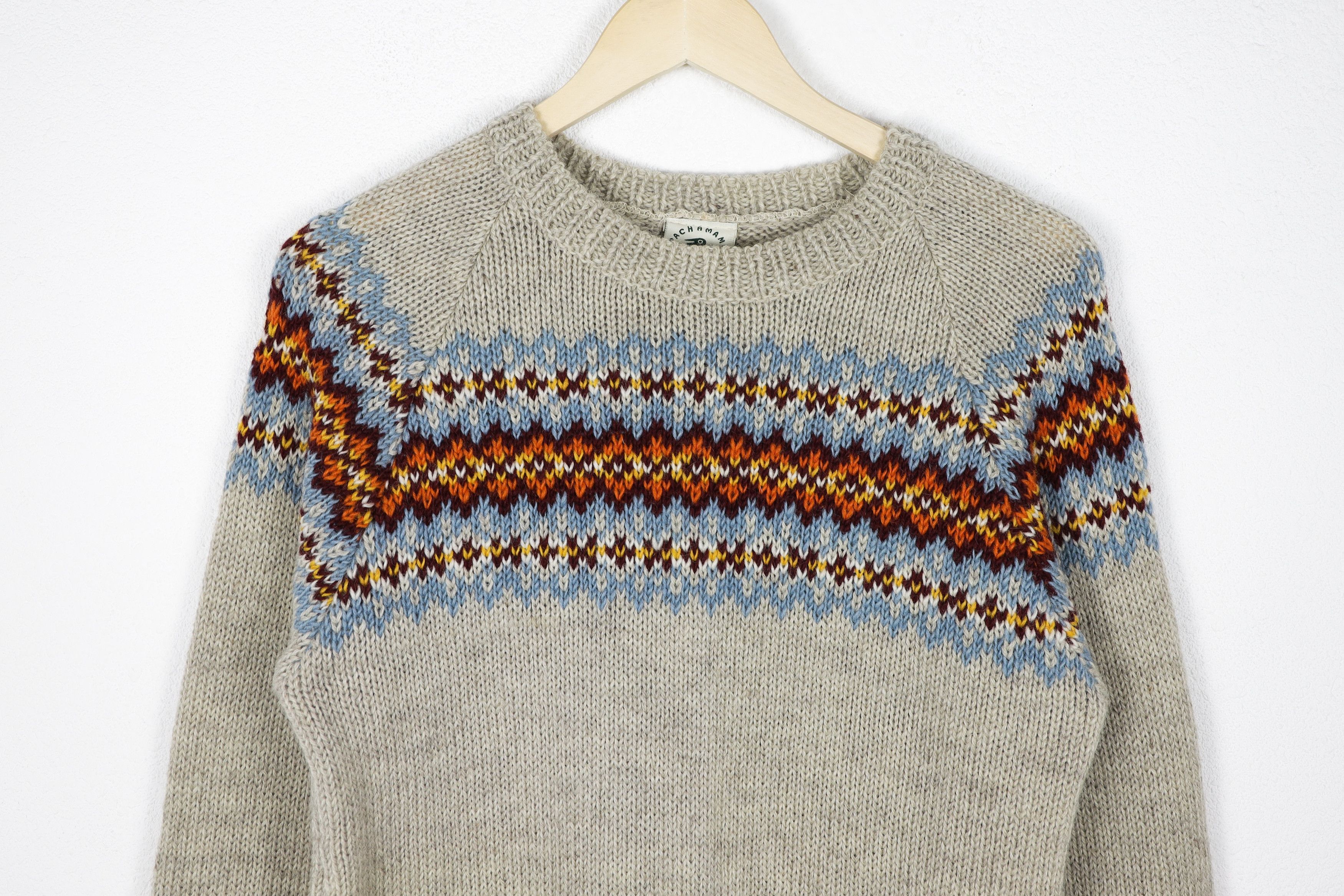 Other Pachamama Handknit Ornament Wool Sweater Avant Garde Size S / US 4 / IT 40 - 2 Thumbnail